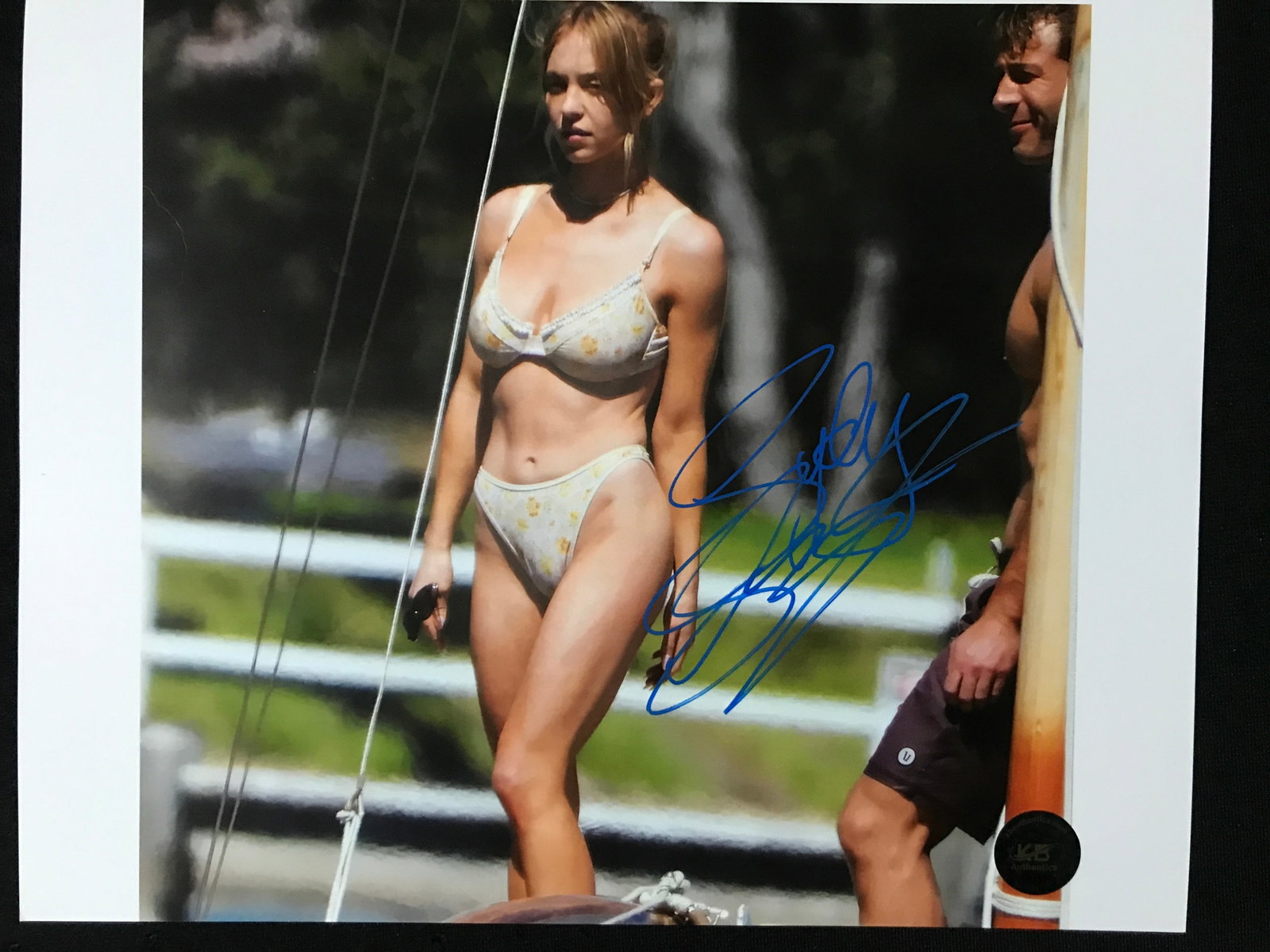 SIDNEY SWEENEY SIGNED 8X10 (KB COA): Prices are in Canadian Dollars