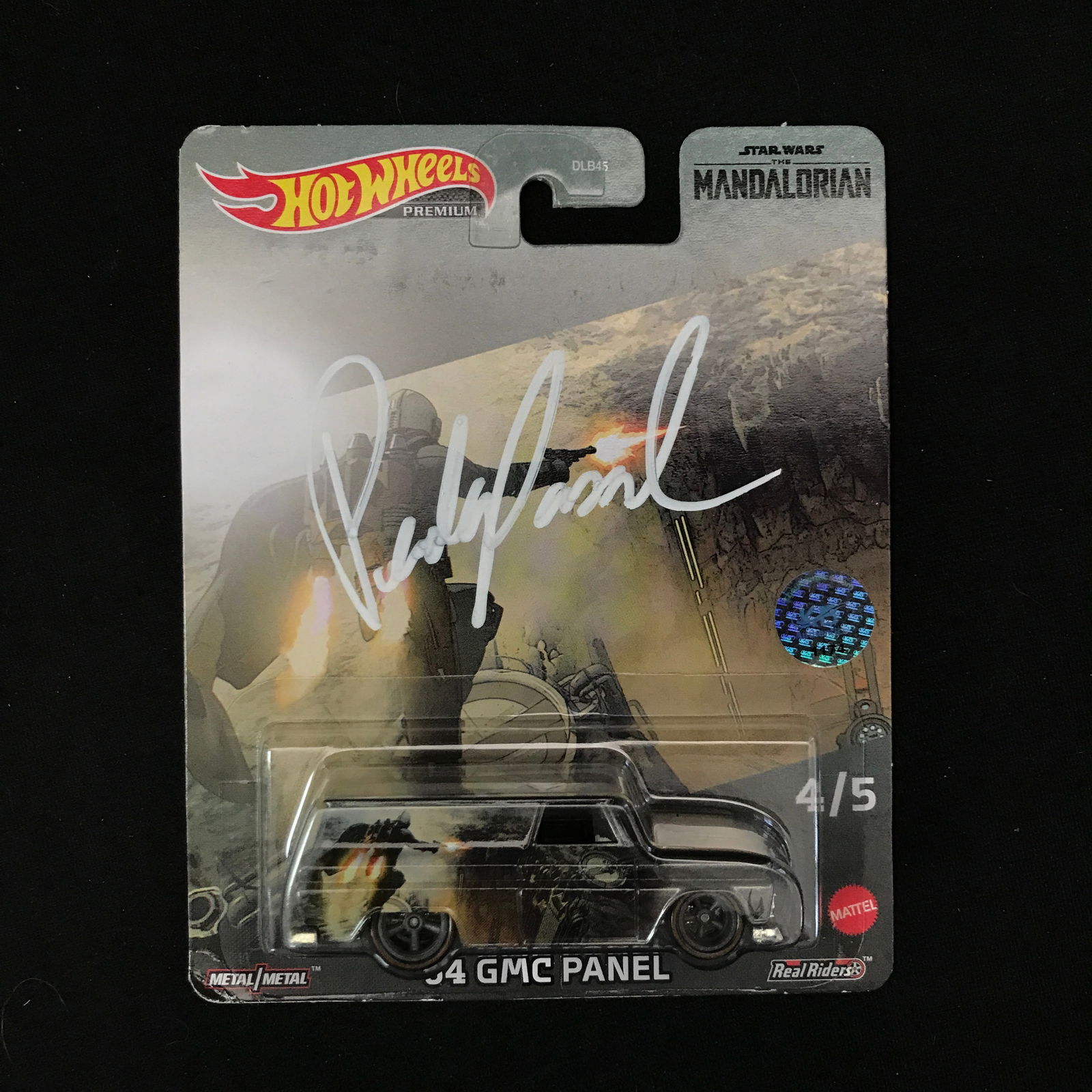 PEDRO PASCAL SIGNED MANDALORIAN HOT WHEELS (KB AUTHENTICS COA) (1 of 1)
