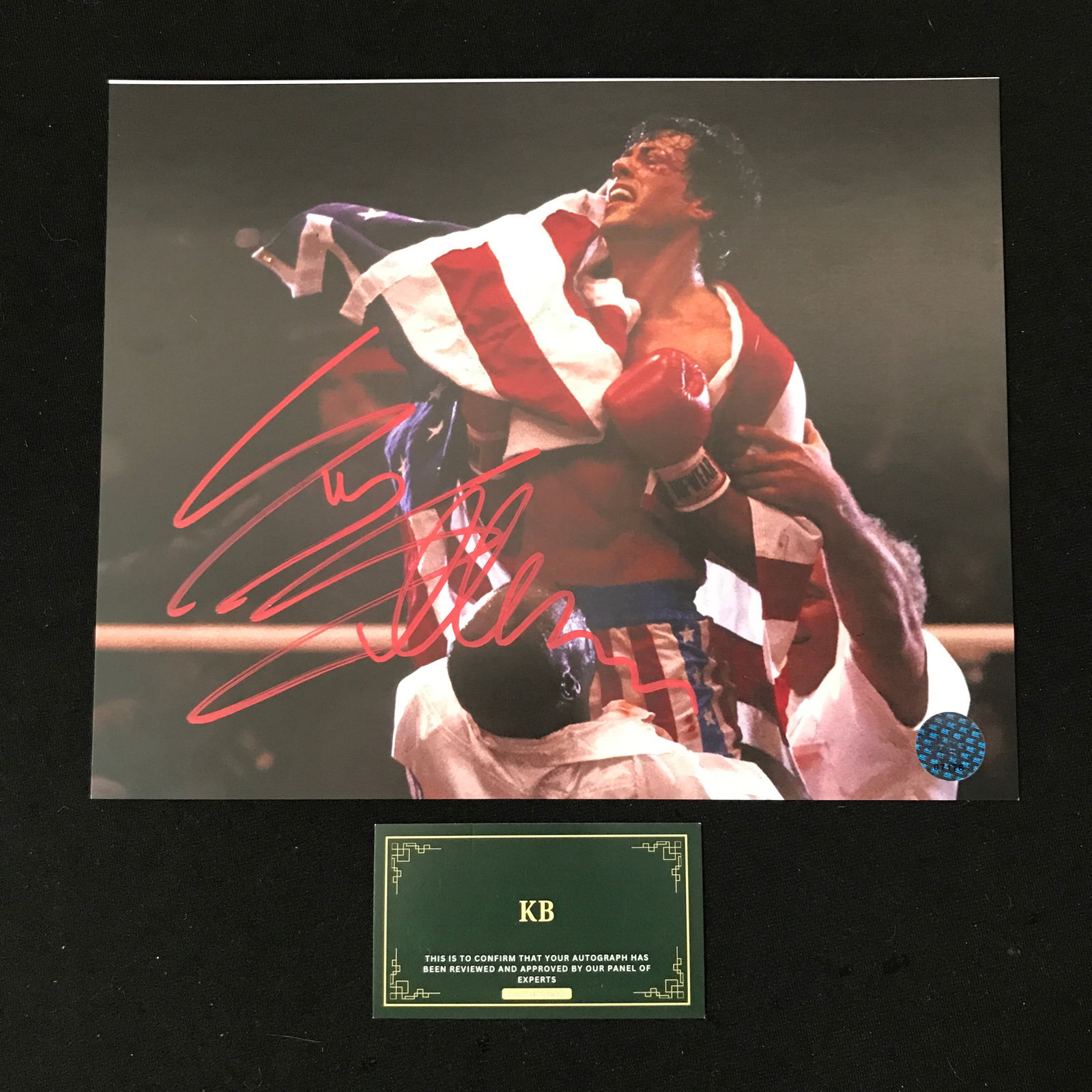 SYLVESTER STALLONE SIGNED ROCKY 8X10 (KB COA) (1 of 1)
