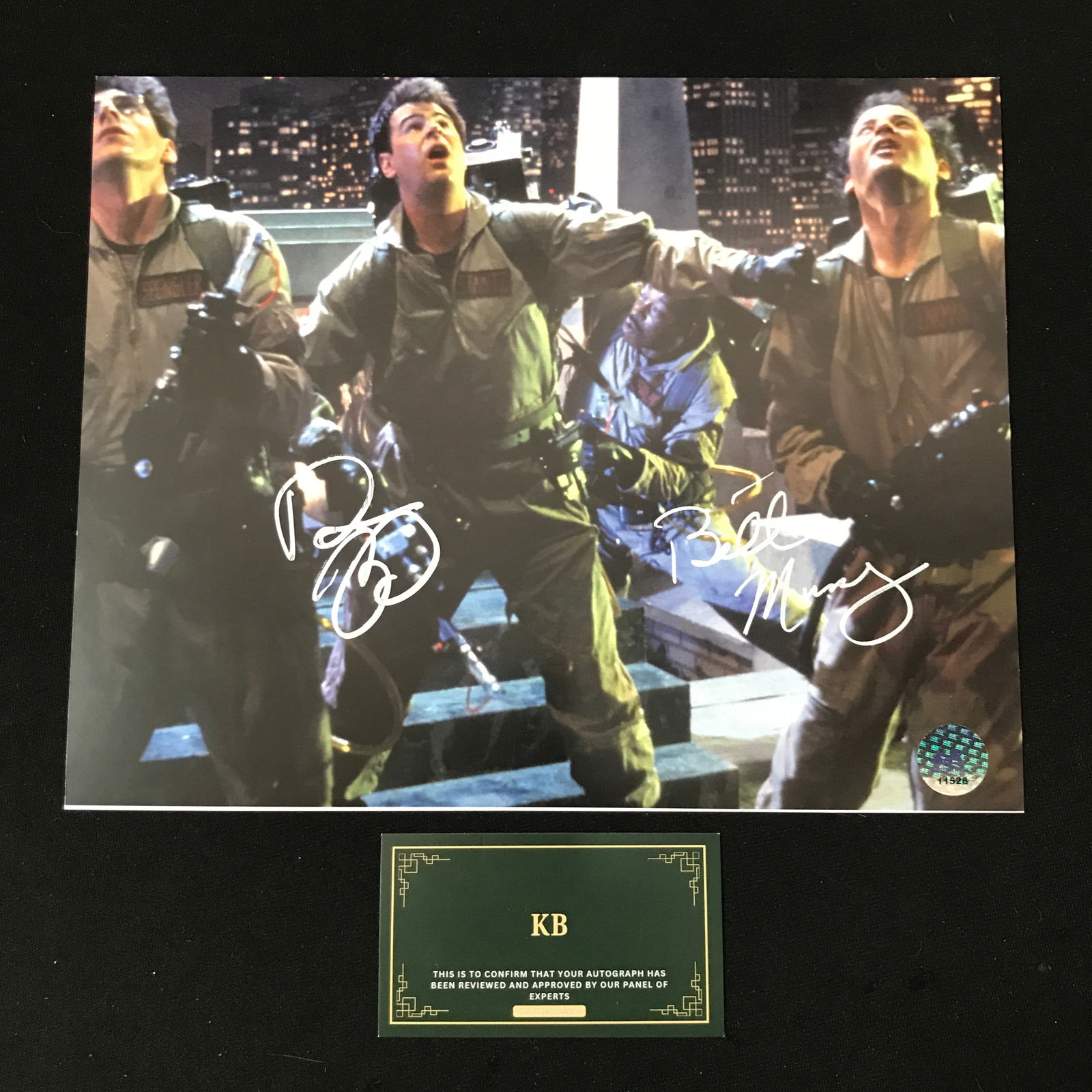 DAN AYKROYD AND BILL MURRAY SIGNED GHOSTBUSTERS 8X10 (KB COA) (1 of 1)