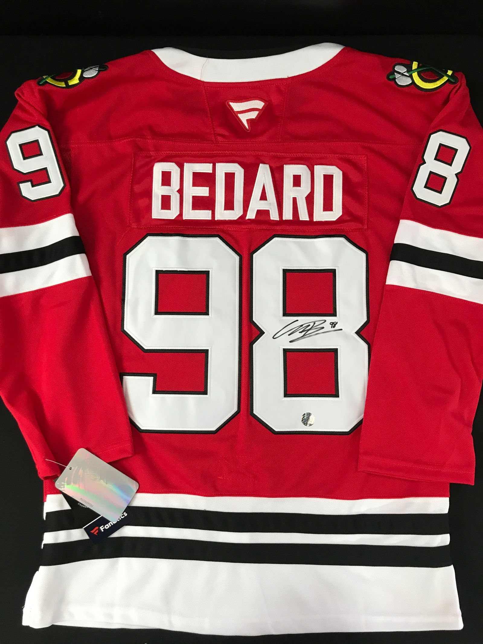 CONNOR BEDARD SIGNED CHICAGO BLACKHAWKS JERSEY (KB AUTHENTICS COA): Prices are in Canadian dollars