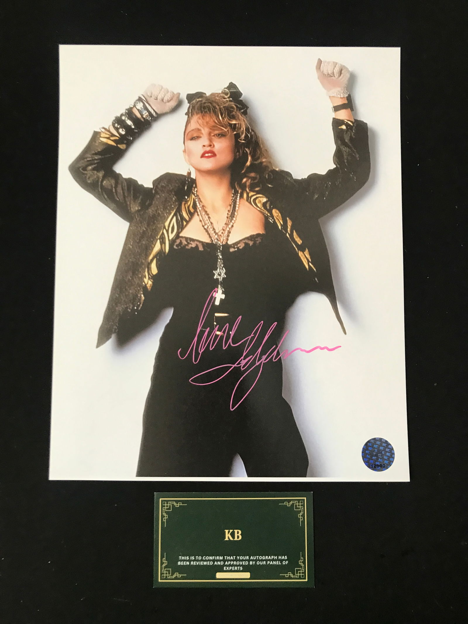 MADONNA SIGNED 8X10 (KB COA) (1 of 1)