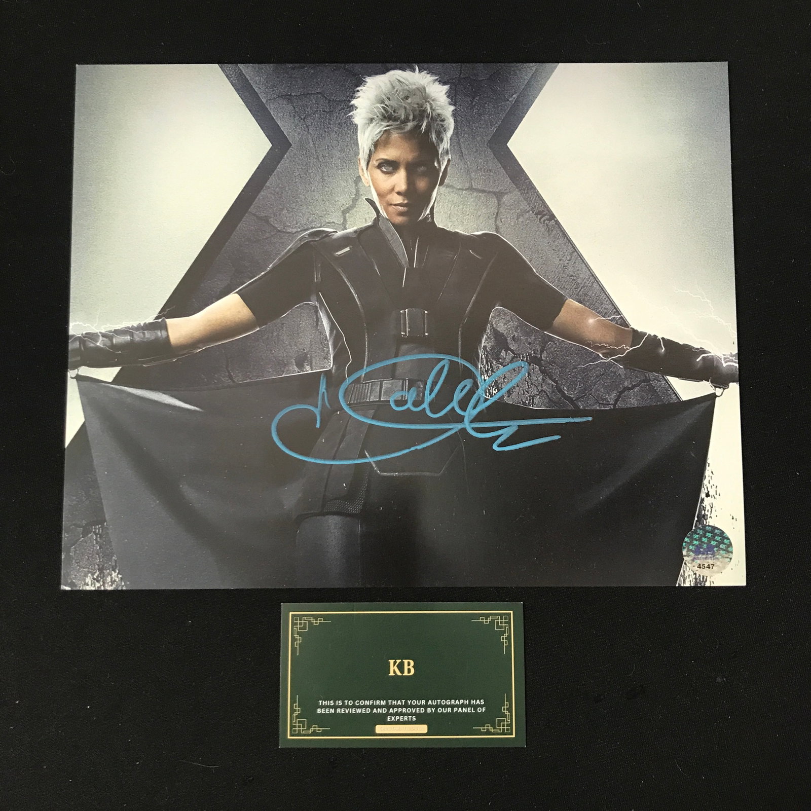 HALLE BERRY SIGNED STORM 8X10 (KB COA): Prices are in Canadian dollars