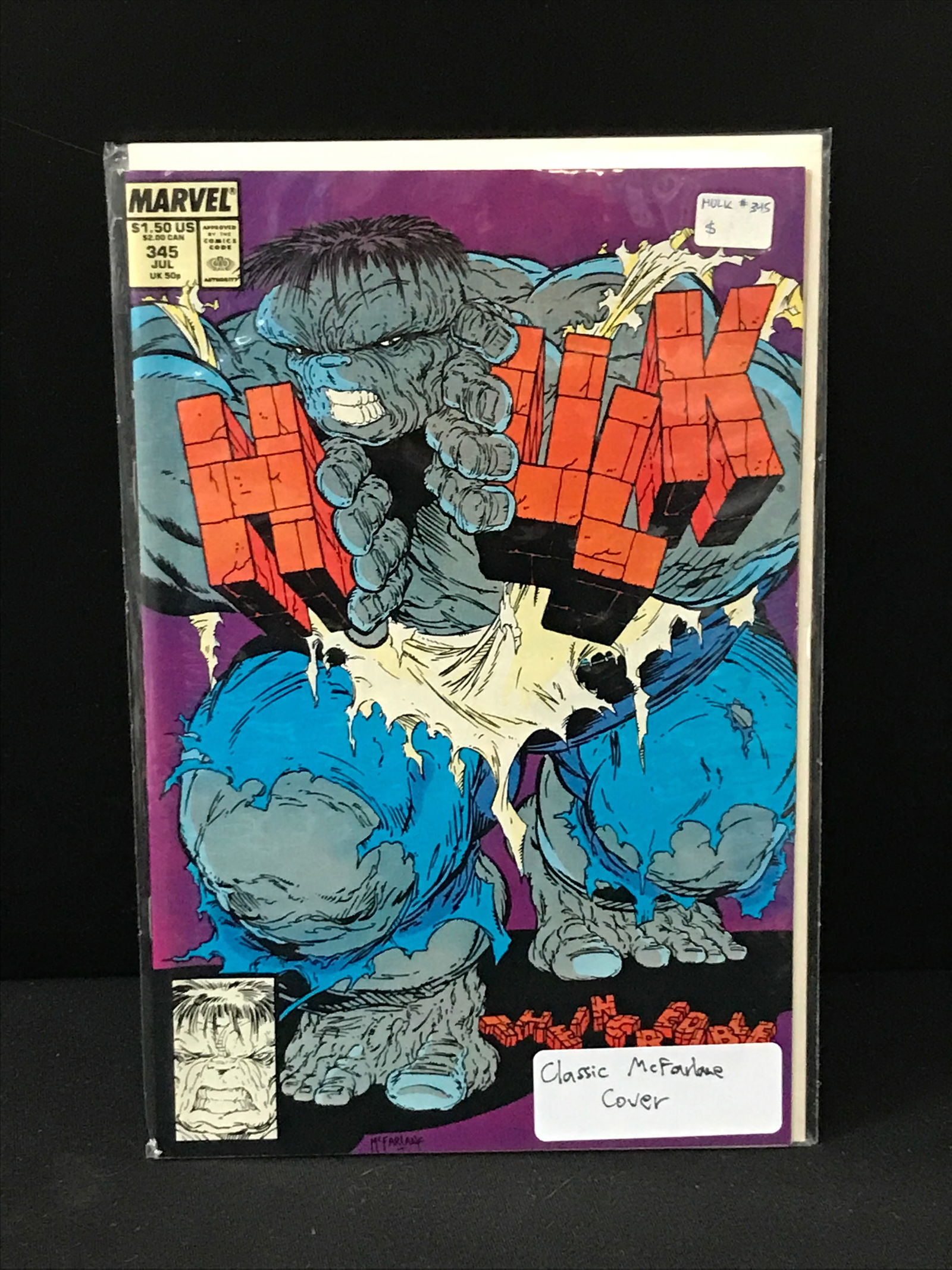 MARVEL COMICS NO.345 THE INCREDIBLE HULK (1 of 1)