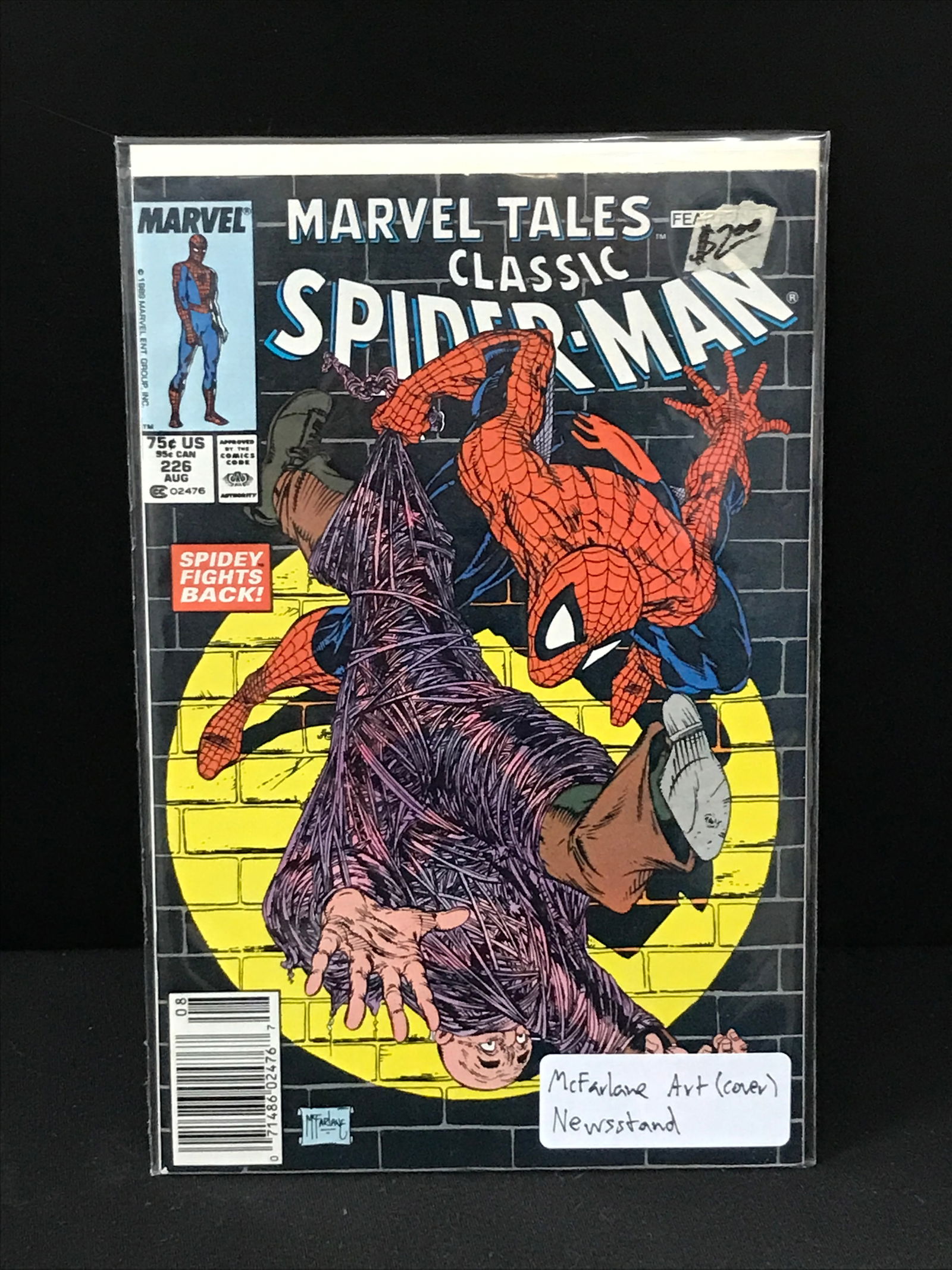 MARVEL COMICS NO.226 MARVEL TALES CLASSIC SPIDERMAN (1 of 1)