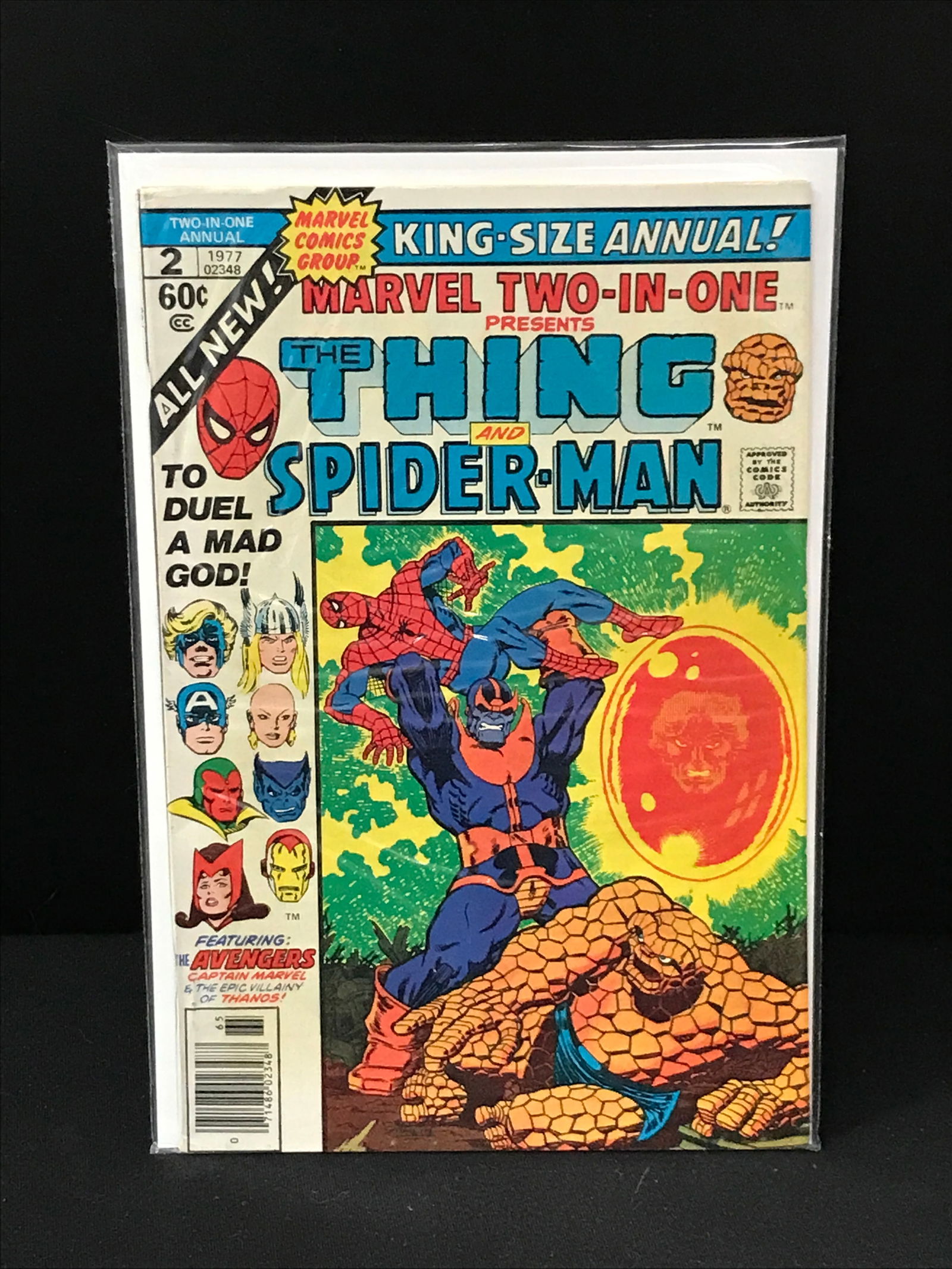 MARVEL COMICS NO.2 MARVEL TWO IN ONE THE THING AND SPIDERMAN (1 of 1)