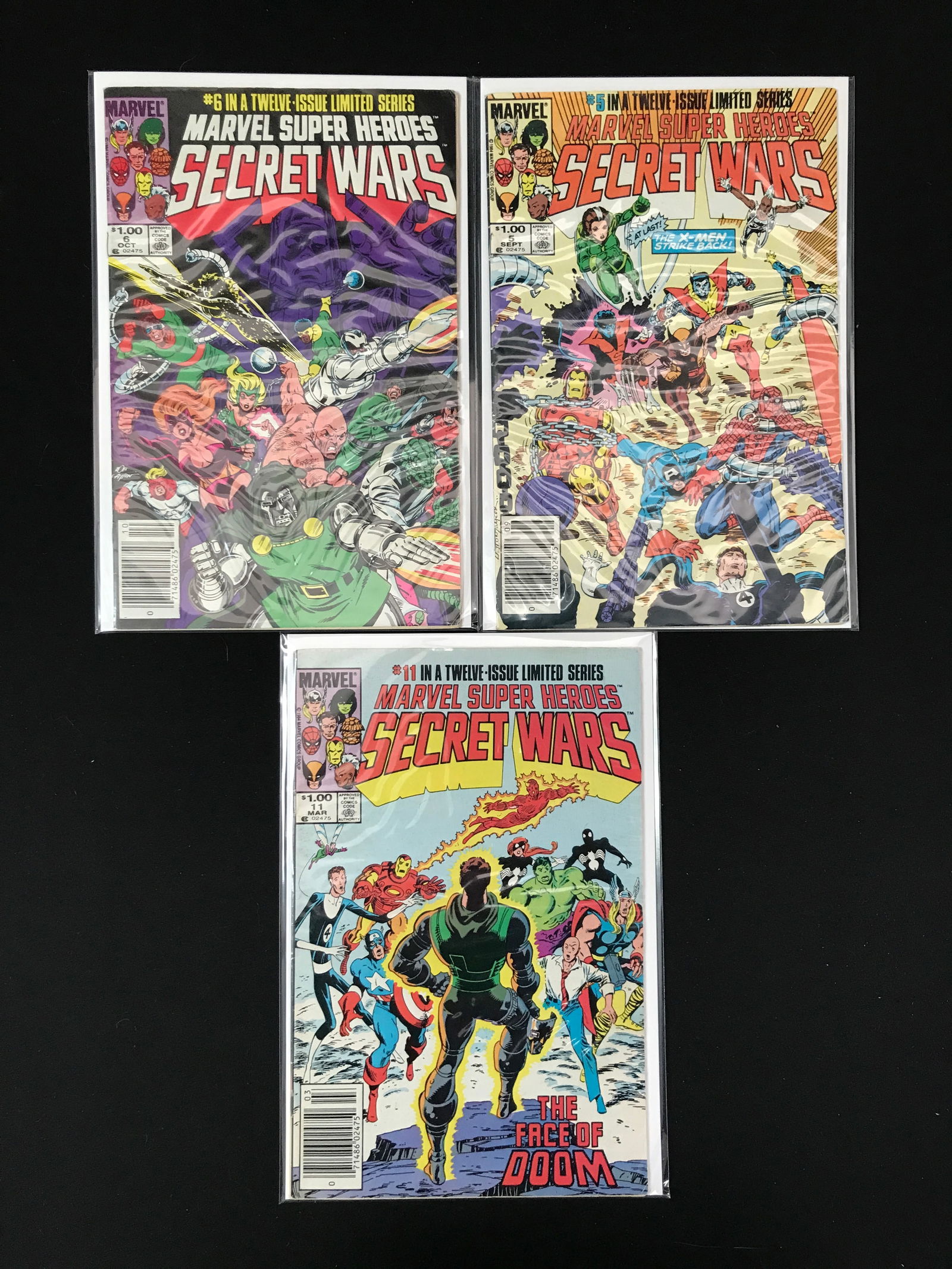 LOT OF 3 SECRET WARS COMICS (MARVEL COMICS) (1 of 1)