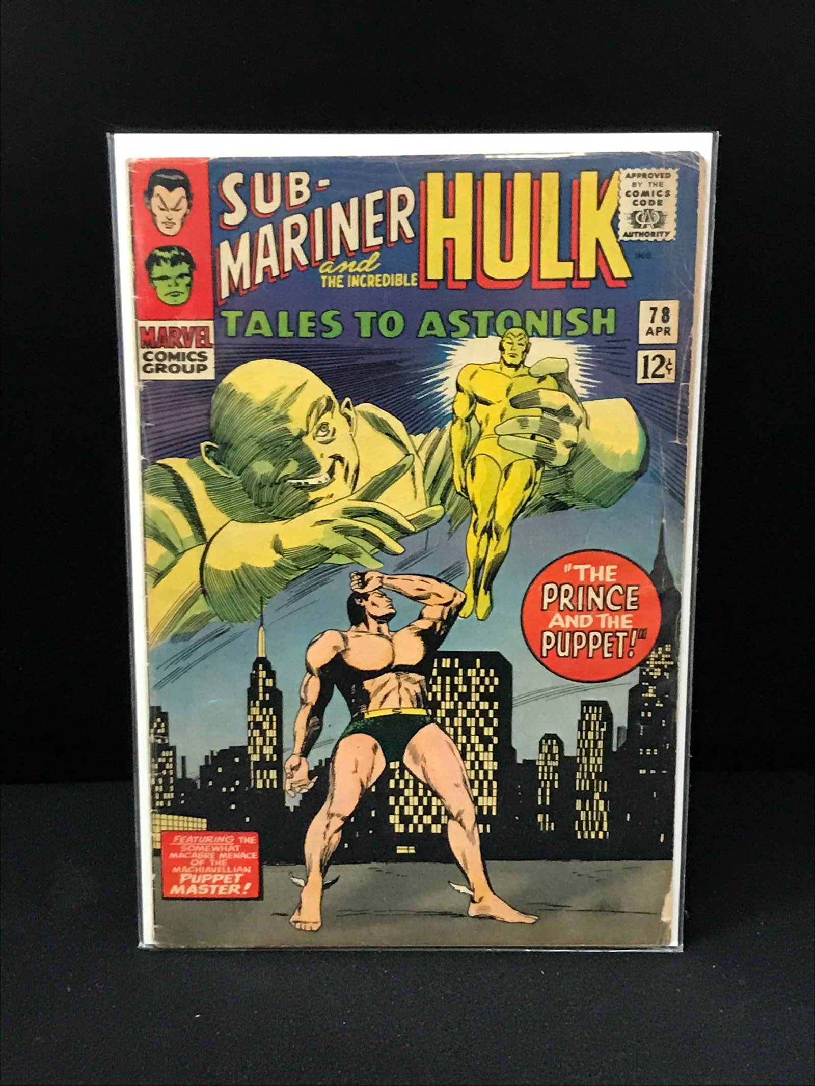 MARVEL COMICS NO.78TALES TO ASTONISH SUB-MARINER AND THE INCREIBLE HULK: Prices are in Canadian dollars
