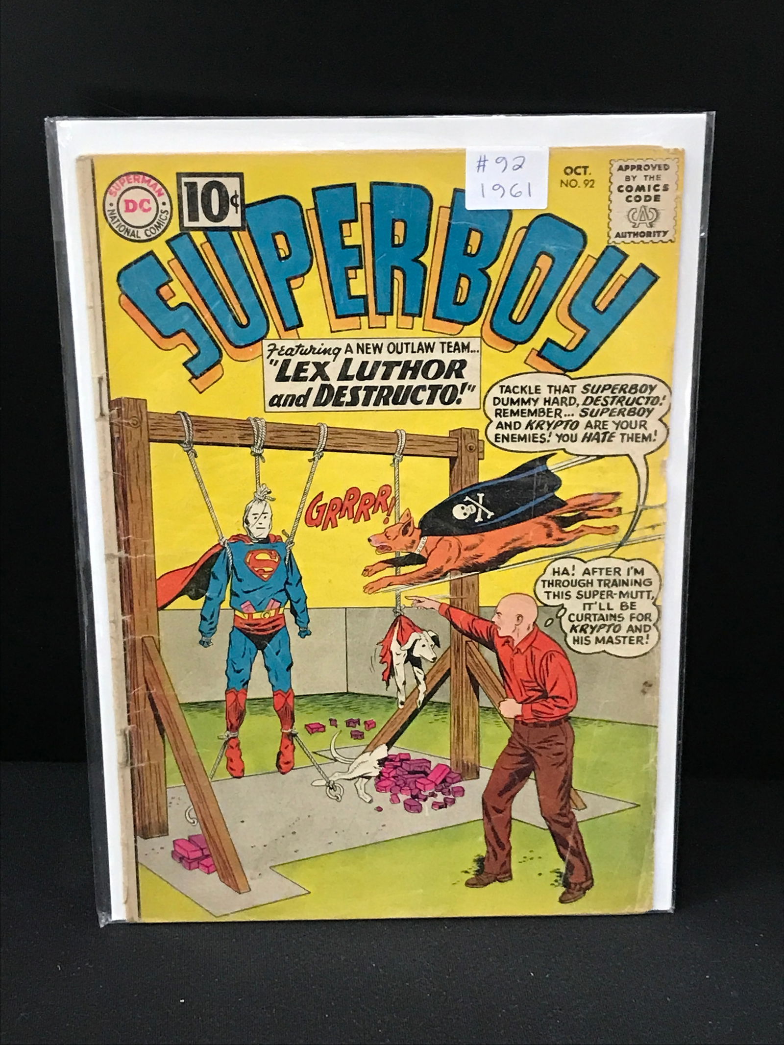 DC COMICS NO.92 SUPERBOY (1 of 1)