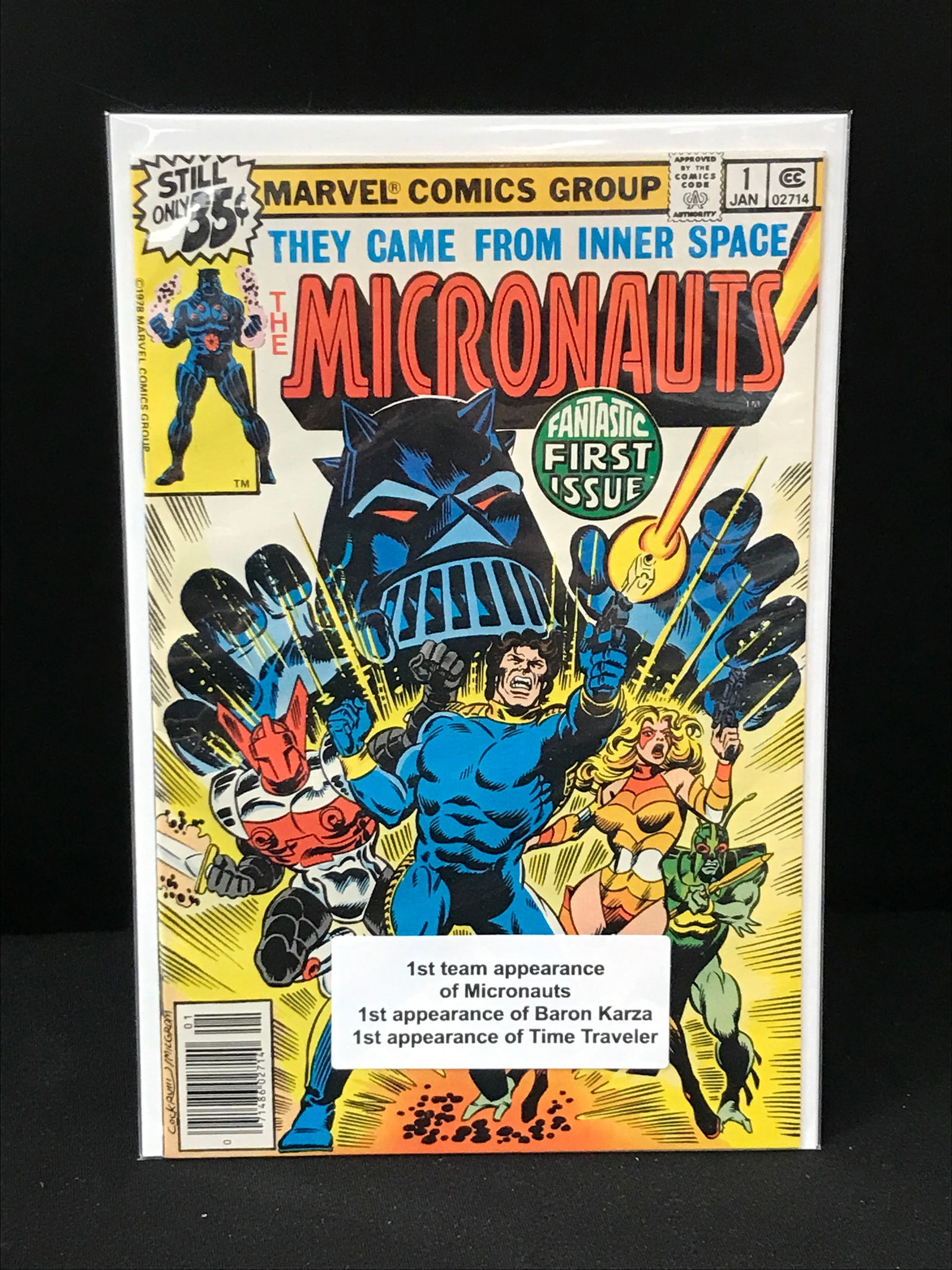 MARVEL COMICS NO.1 THE MICRONAUTS (1 of 1)