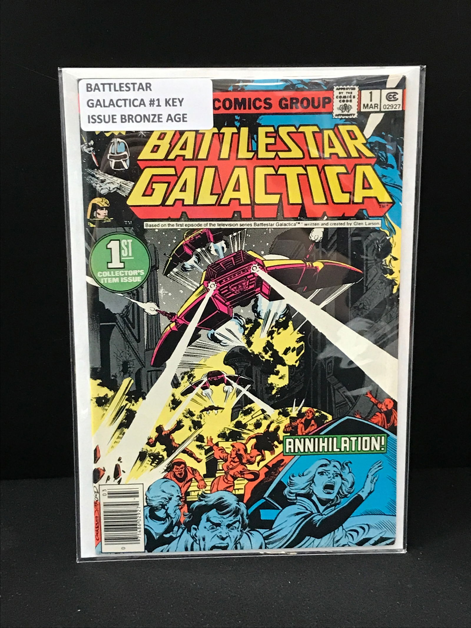 MARVEL COMICS NO.1 BATTLESTAR GALACTICA (1 of 1)