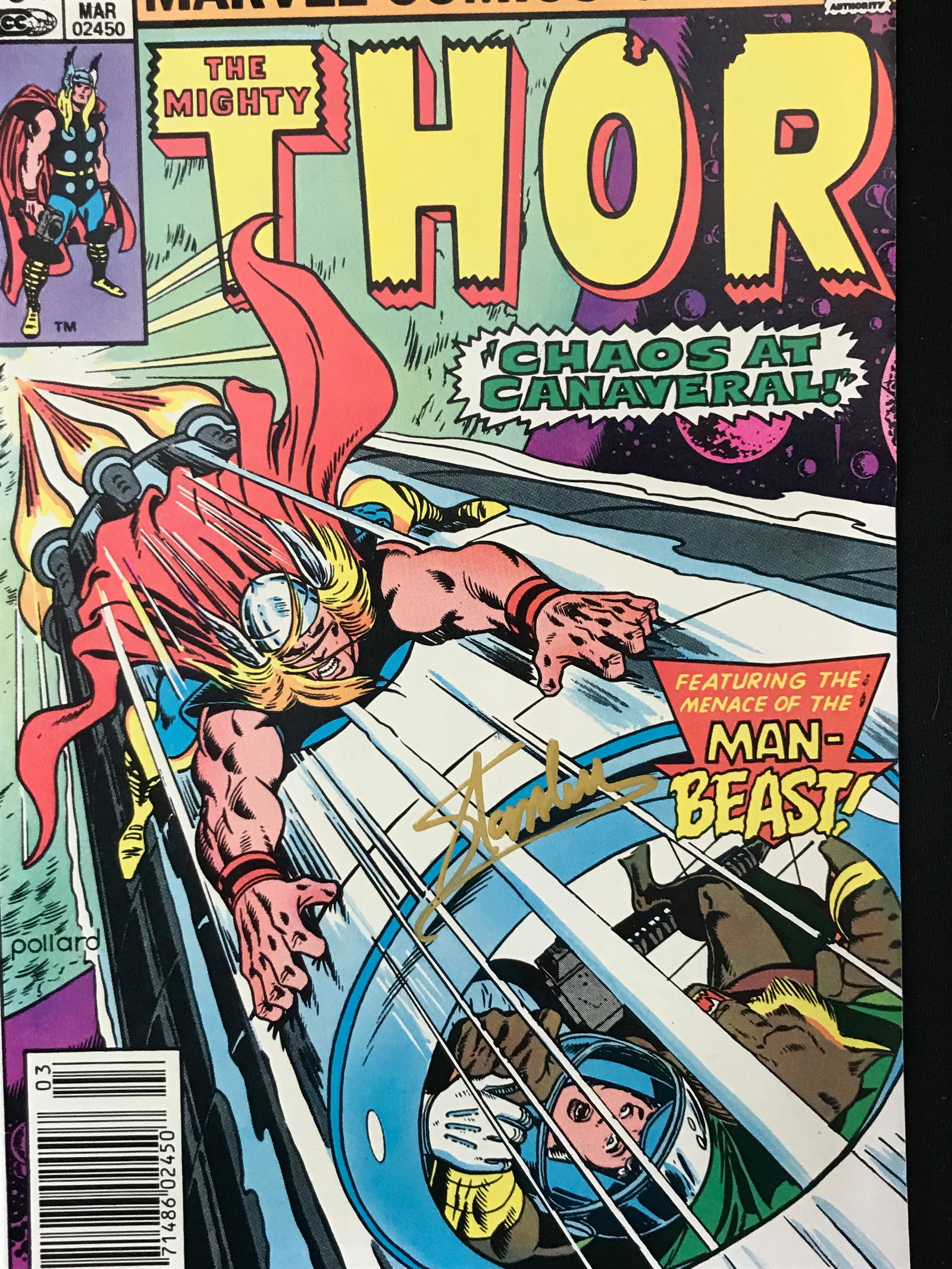 STAN LEE SIGNED THE MIGHTY THOR (1 of 1)