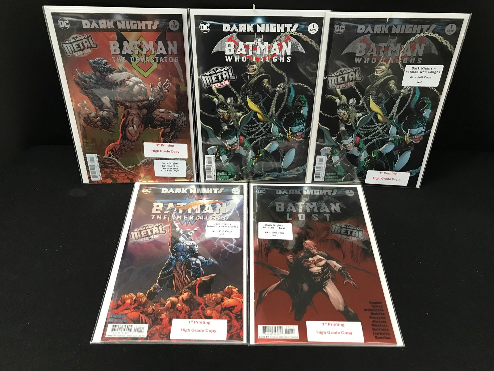 LOT OF 5 BATMAN COMICS DC COMICS (1 of 1)