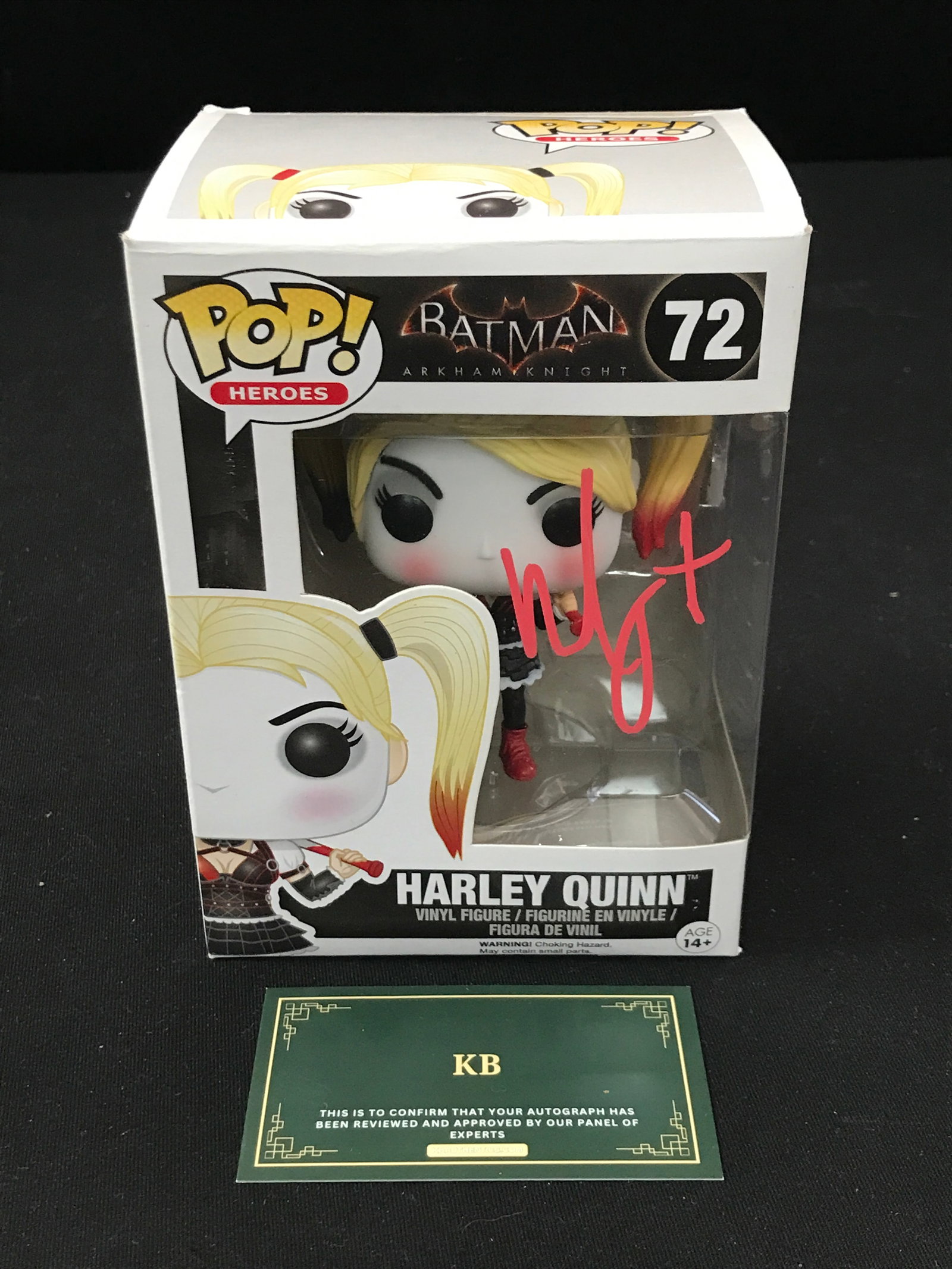 MARGOT ROBBIE SIGNED HARLEY QUINN FUNKO POP (KB AUTHENTICS COA): Prices are in Canadian dollars
