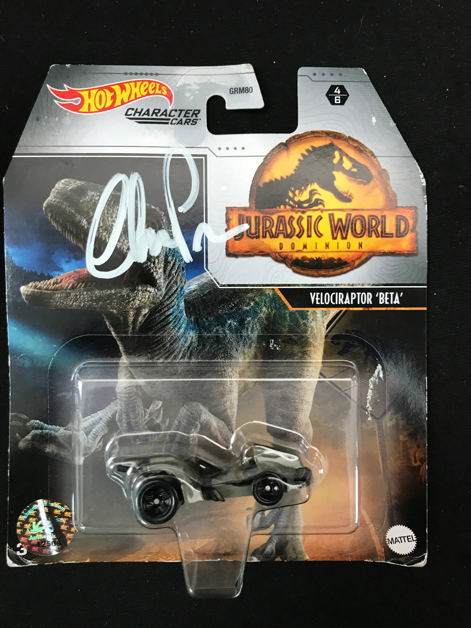 CHRIS PRATT SIGNED JURRASIC PARK MATCHBOX CAR (KB AUTHENTICS COA): Prices are in Canadian dollars