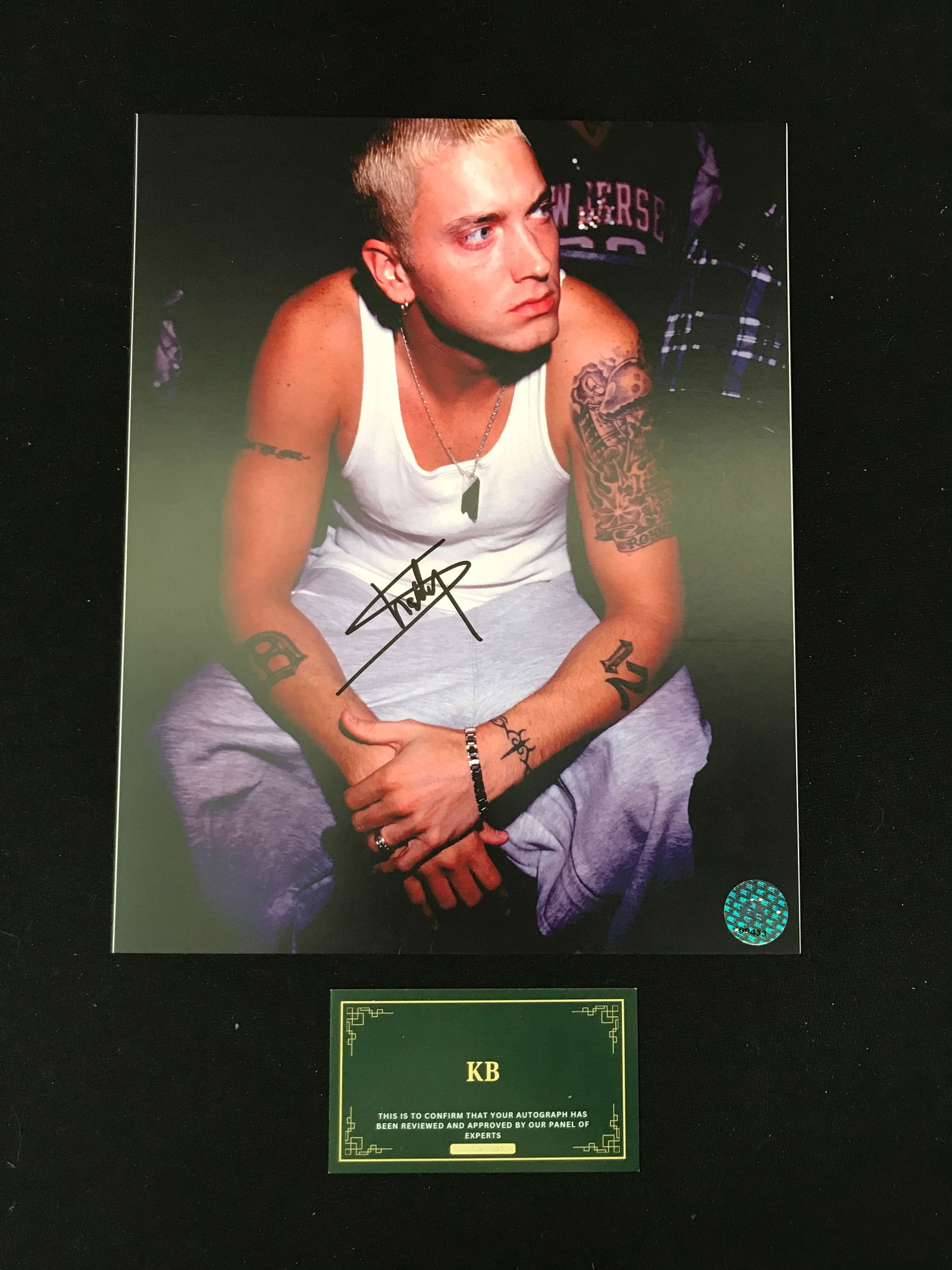 EMINEM SIGNED 8X10 (KB COA) (1 of 1)