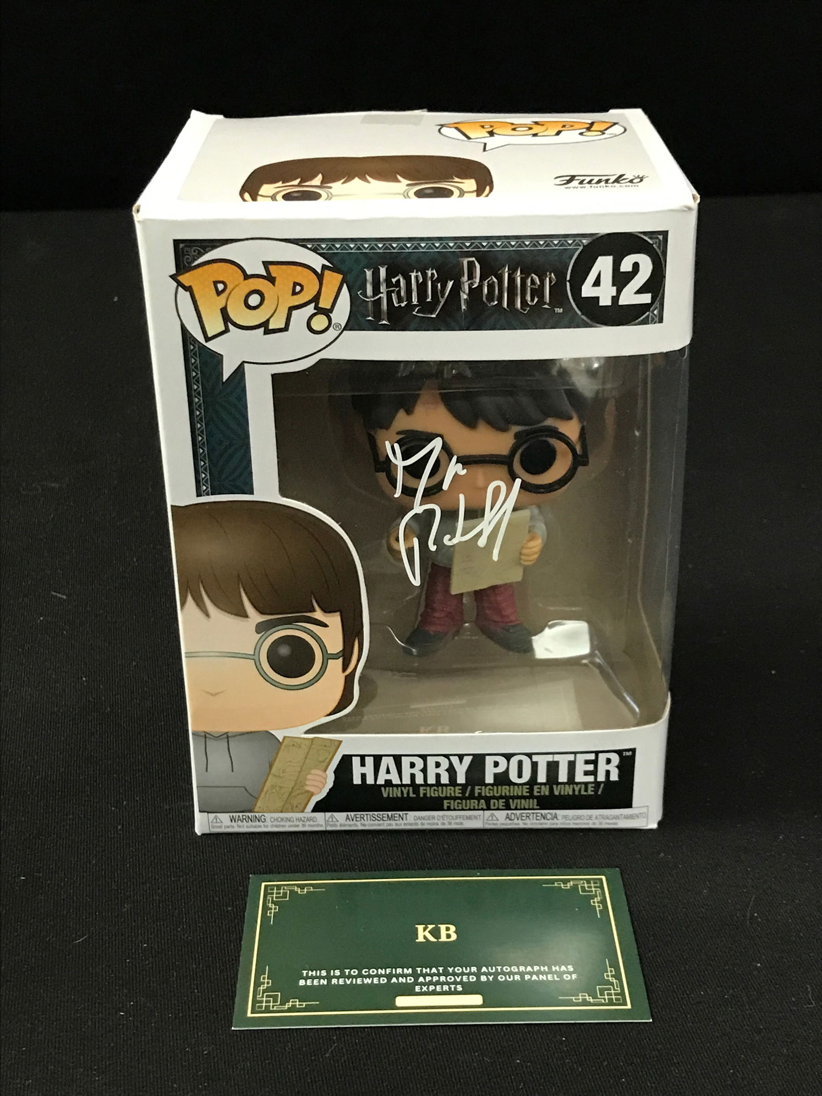DANIEL RADCLIFFE SIGNED HARRY POTTER  FUNKO POP! KB COA (1 of 2)