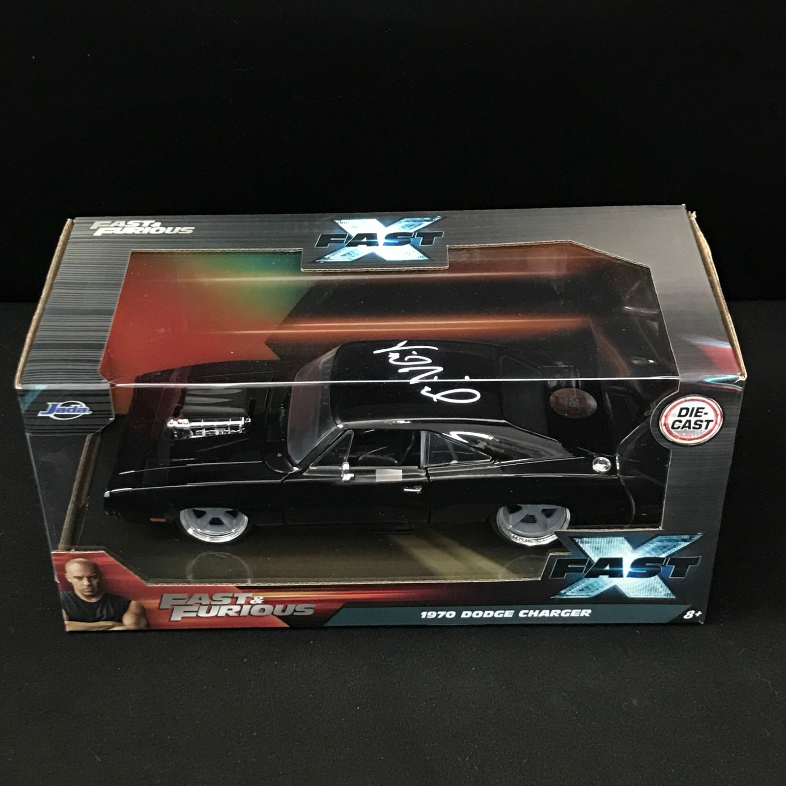 VIN DIESEL SIGNED 1970 DODGE CHARGER NEW IN BOX (KB COA) (1 of 2)