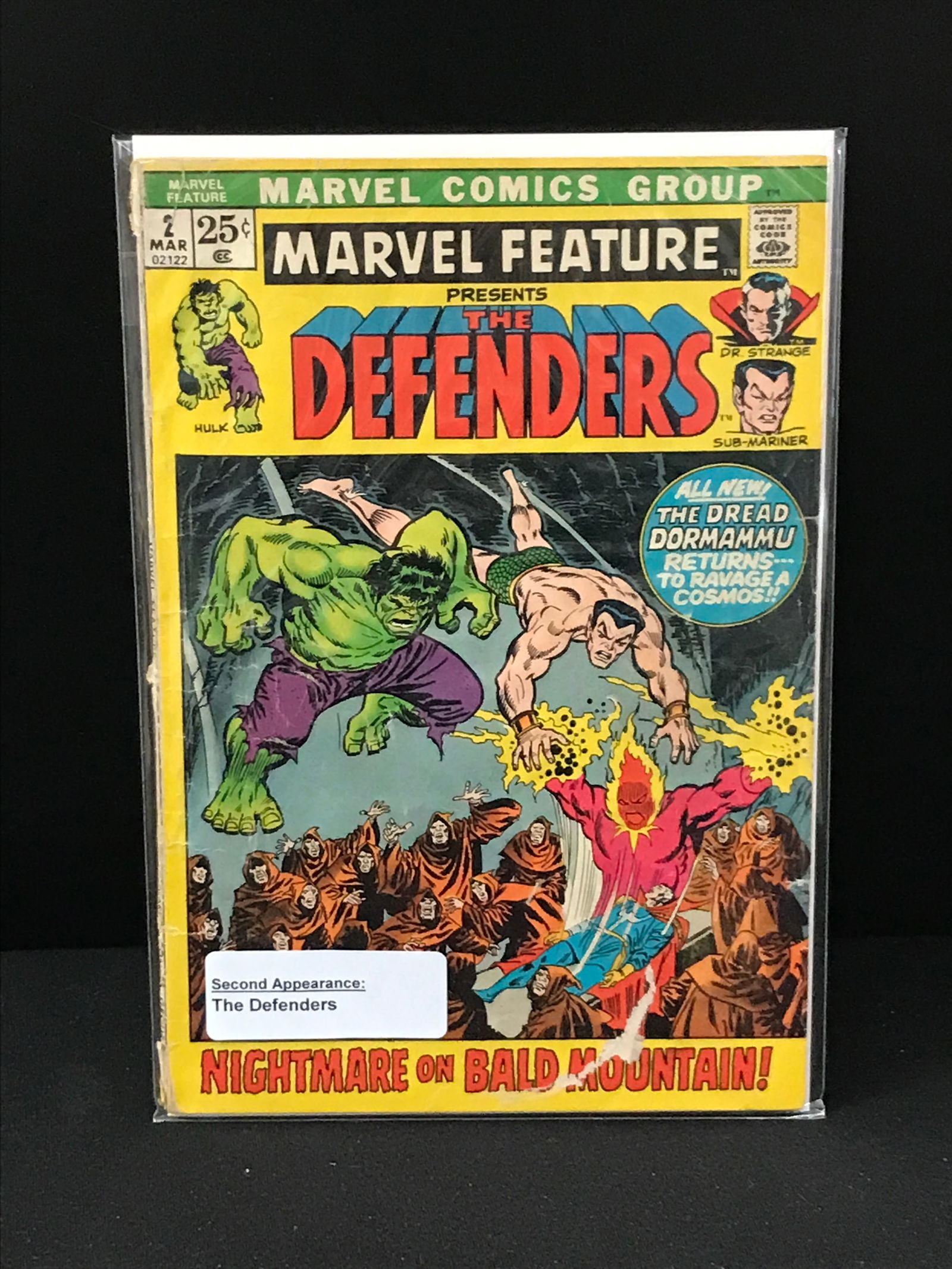 MARVEL COMICS NO.2 THE DEFENDERS (1 of 1)