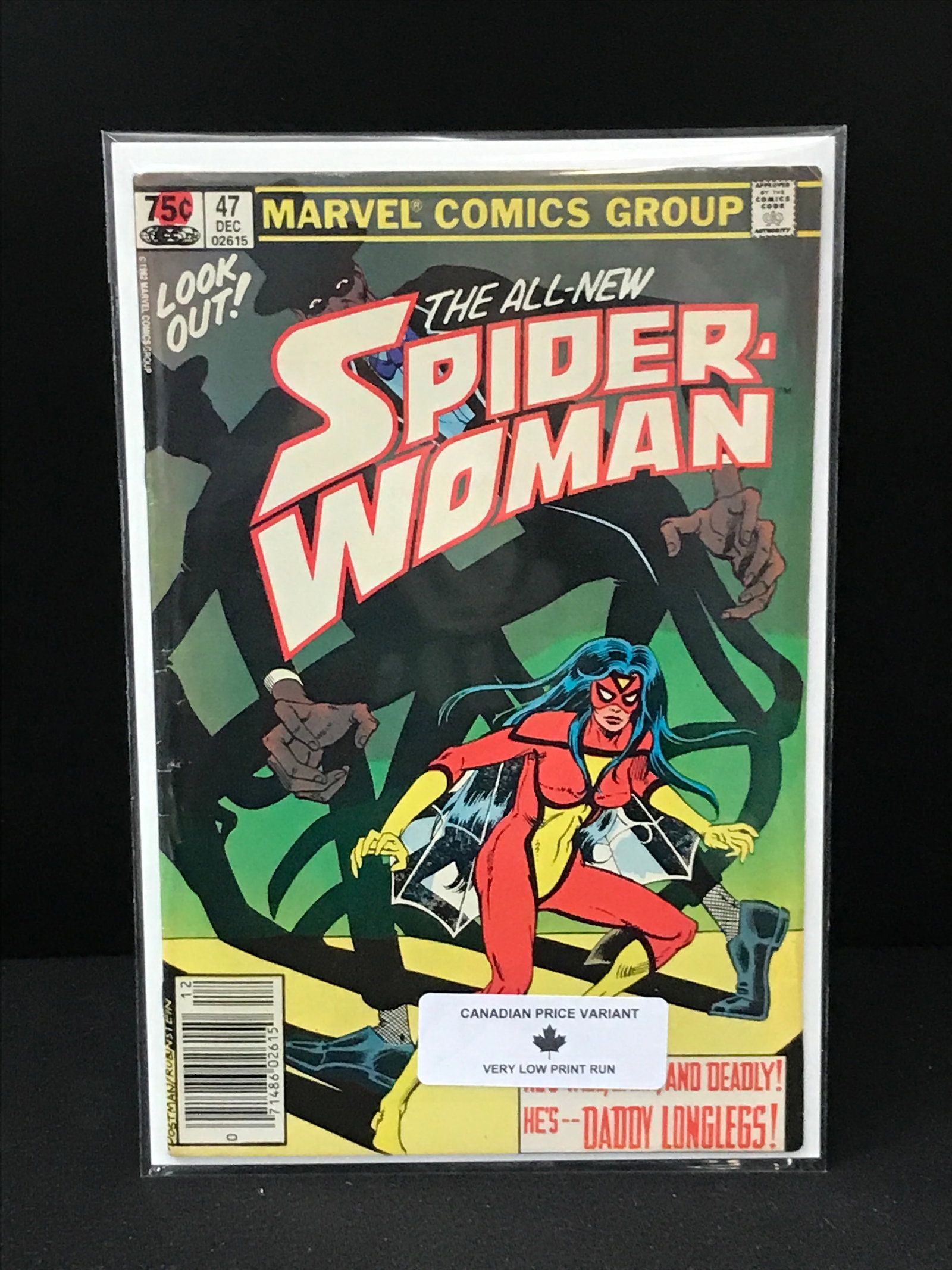 MARVEL COMICS NO.47 THE ALL-NEM SPIDER WOMAN: Prices are in Canadian dollars