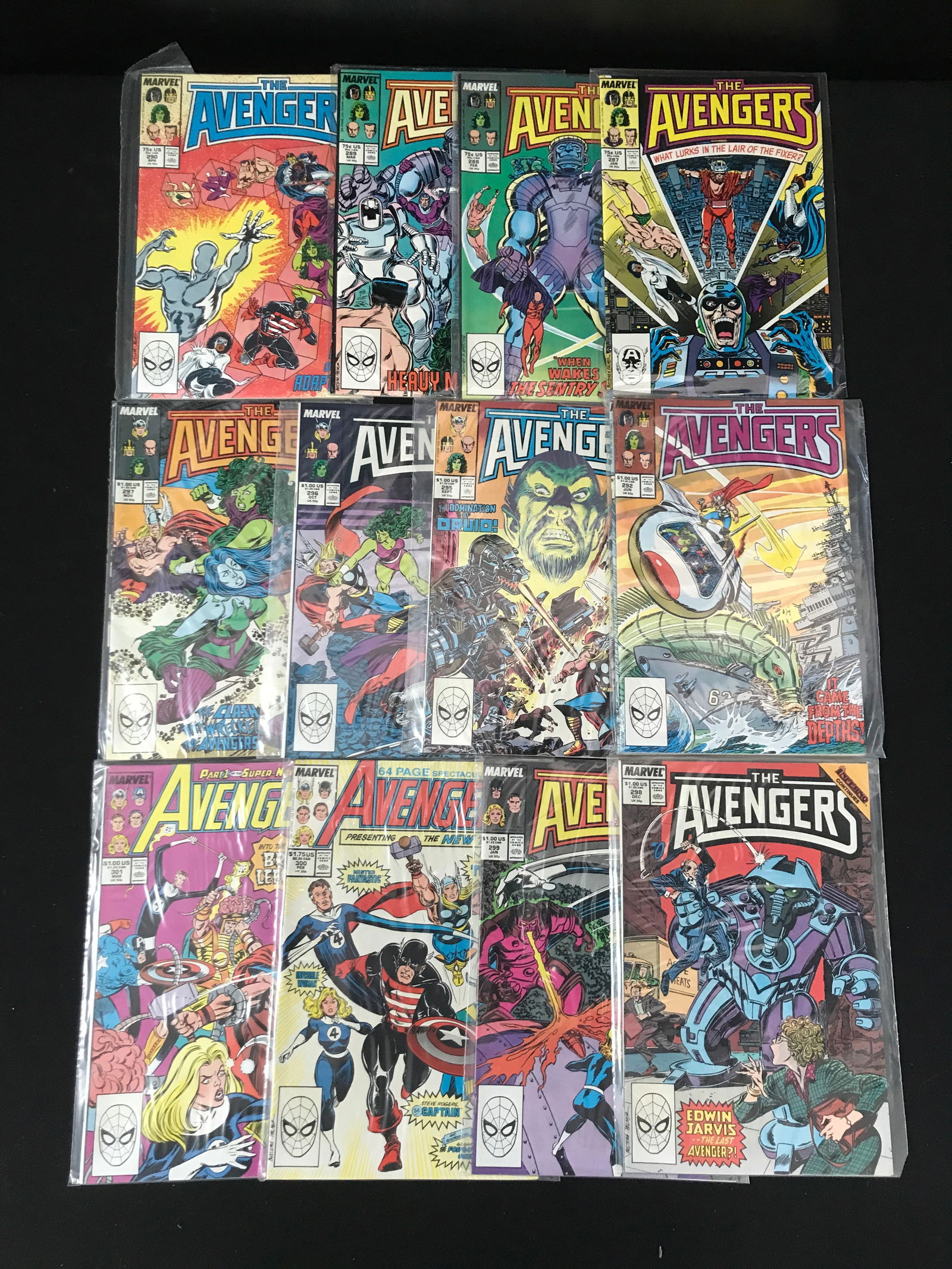 LOT OF 12 THE AVENGERS COMICS (MARVEL COMICS) (1 of 1)