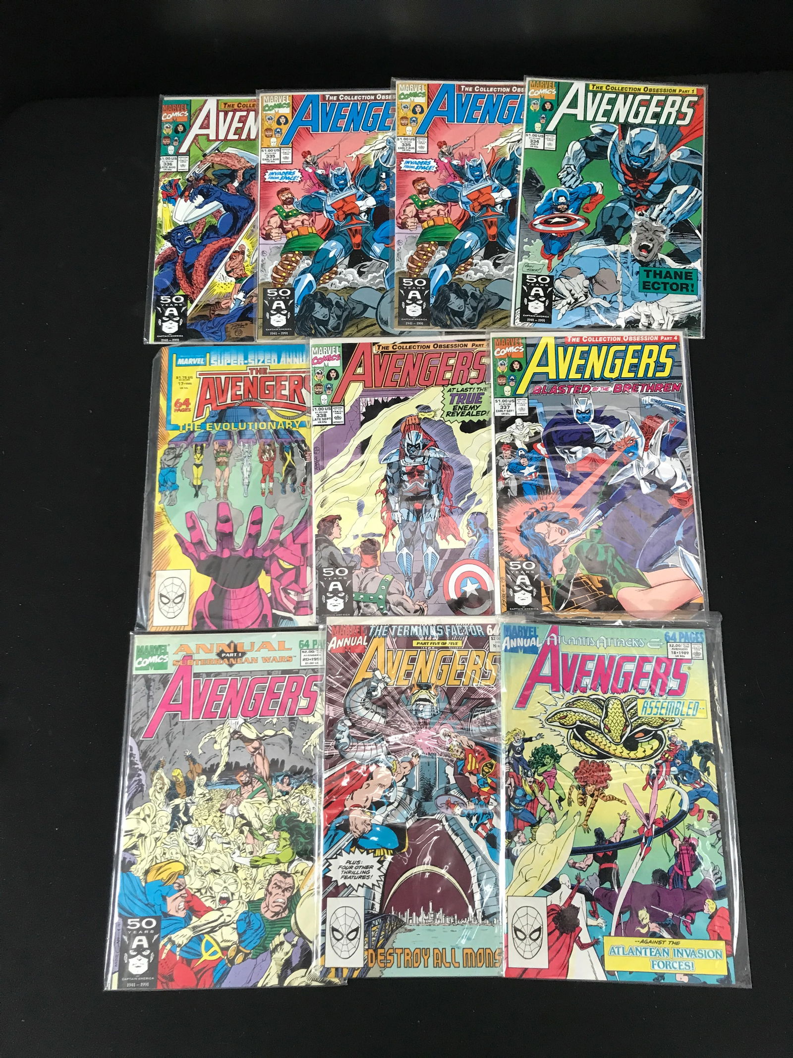 LOT OF 10 THE AVENGERS COMICS (MARVEL COMICS) (1 of 1)