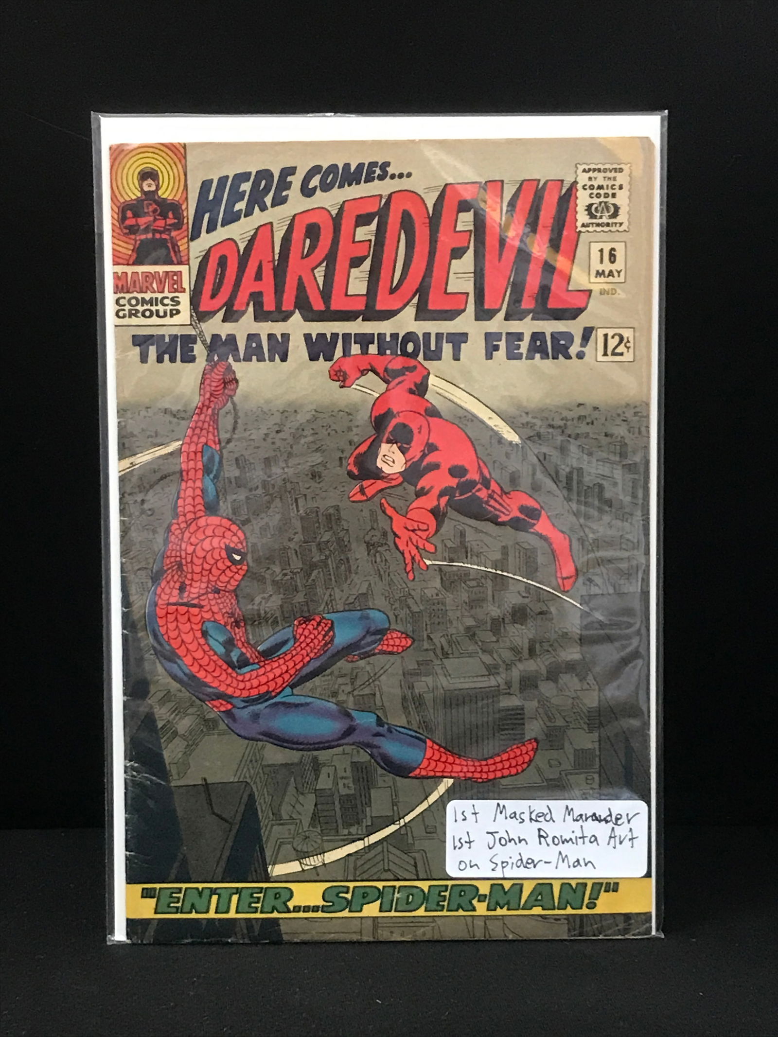 MARVEL COMICS NO.16 DAREDEVIL (1 of 1)
