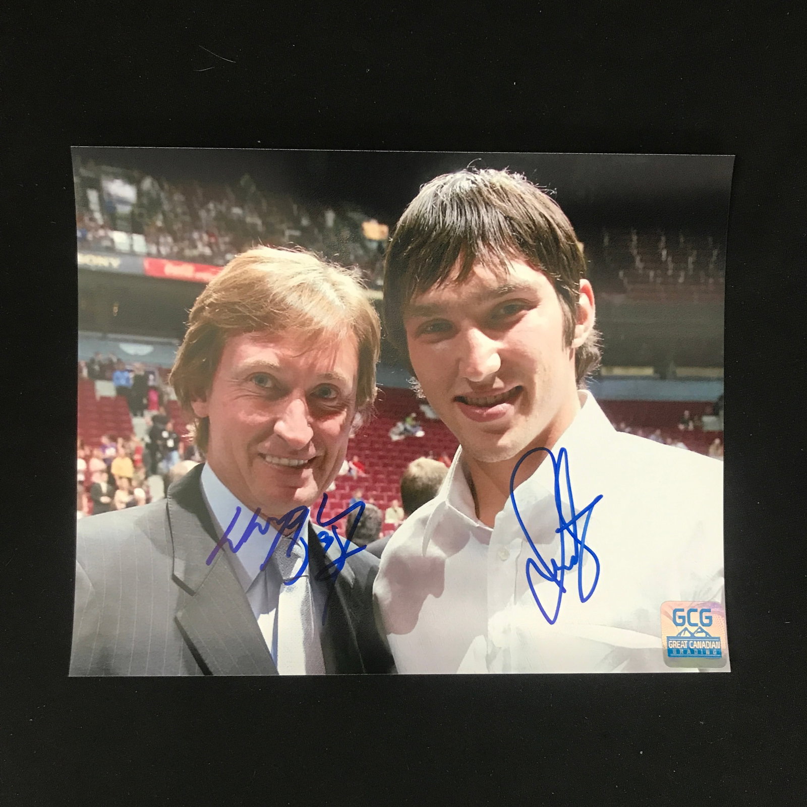 WAYNE GRETZKY AND ALEXANDER OVECHKIN SIGNED 8X10 PHOTO GCG COA: Prices are in Canadian dollars