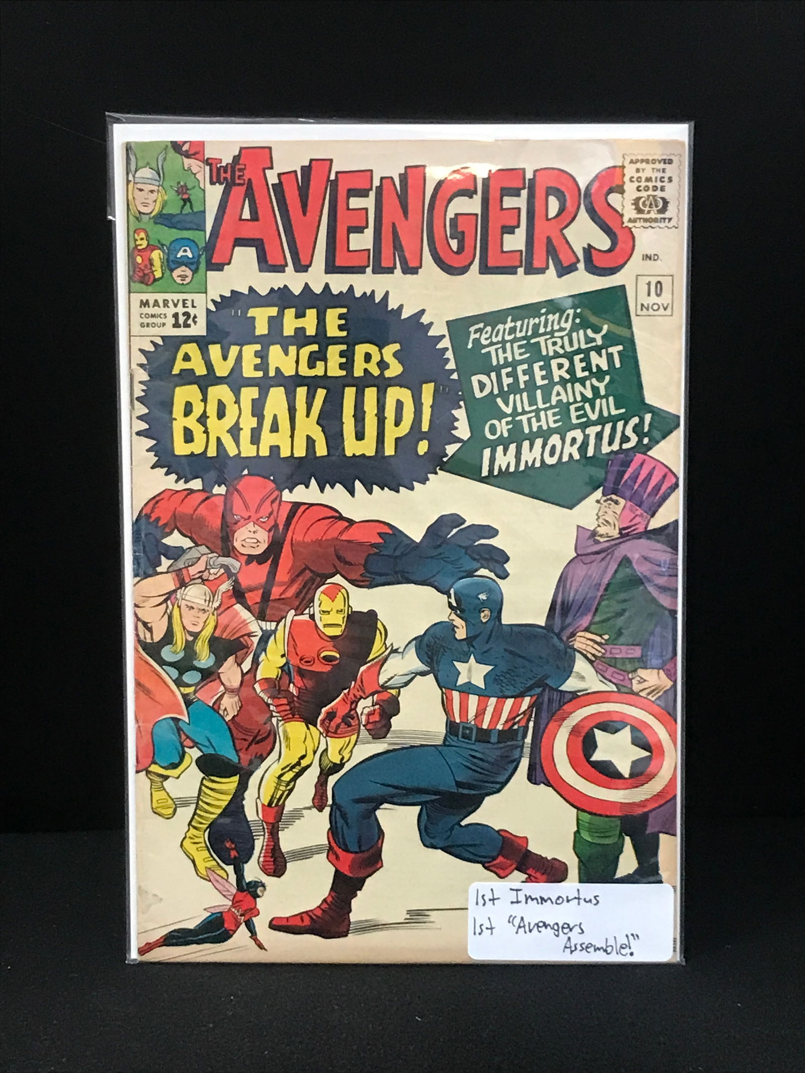 MARVEL COMICS NO.10 THE AVENGERS (1 of 1)