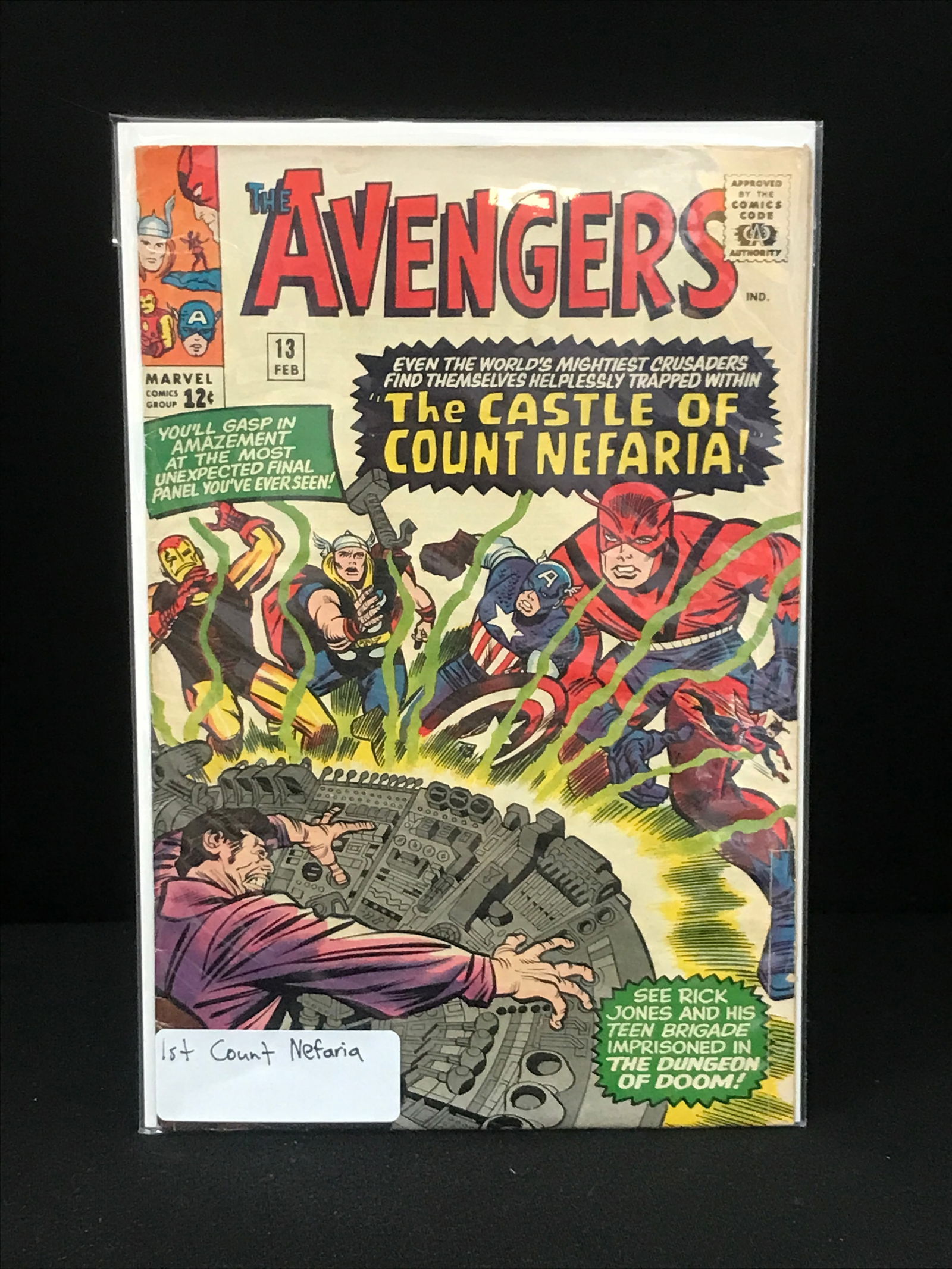 MARVEL COMICS NO.13 THE AVENGERS (1 of 1)