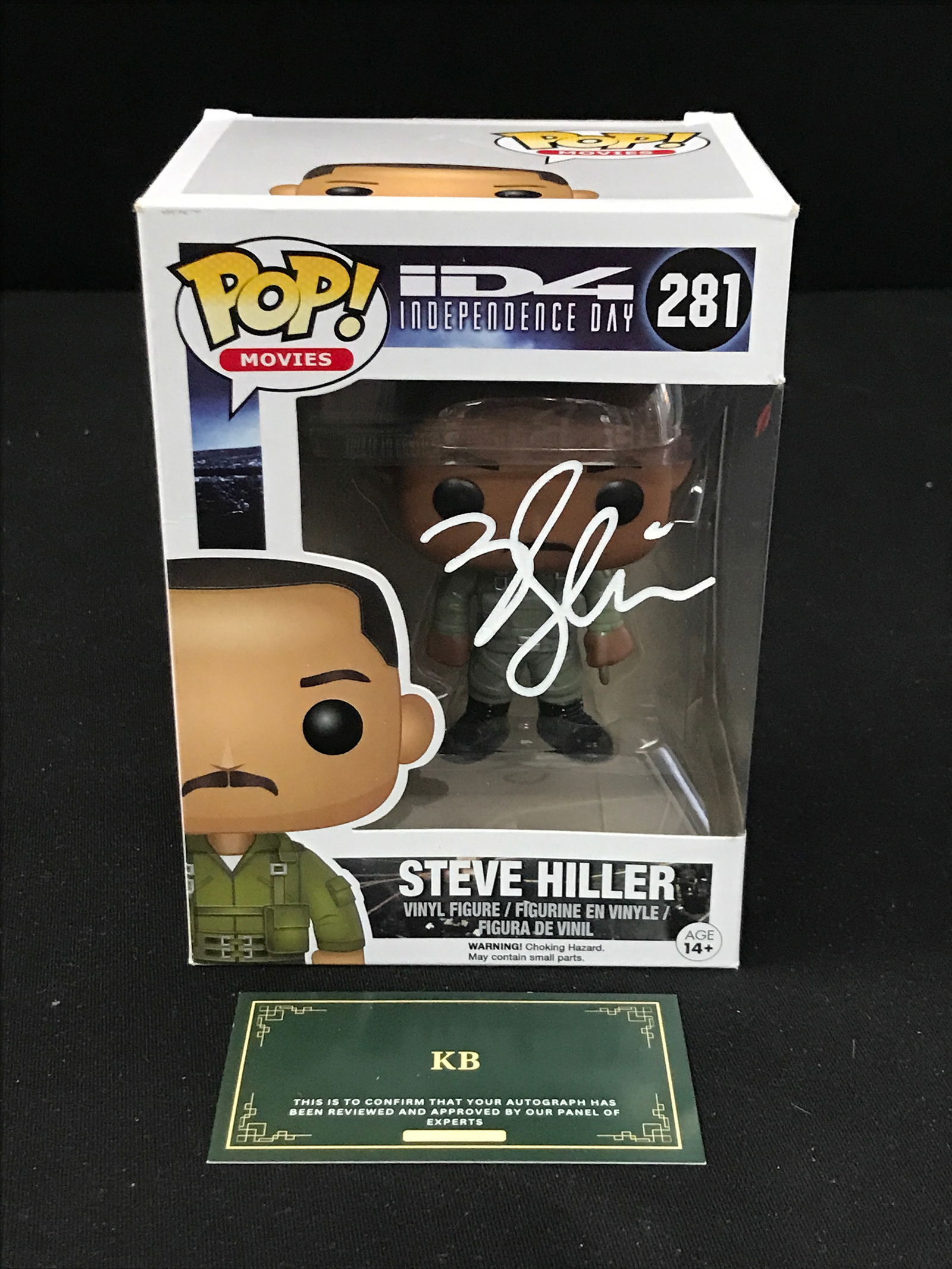 WILL SMITH SIGNED INDEPENDENCE DAY FUNKO POP (KB COA) (1 of 2)