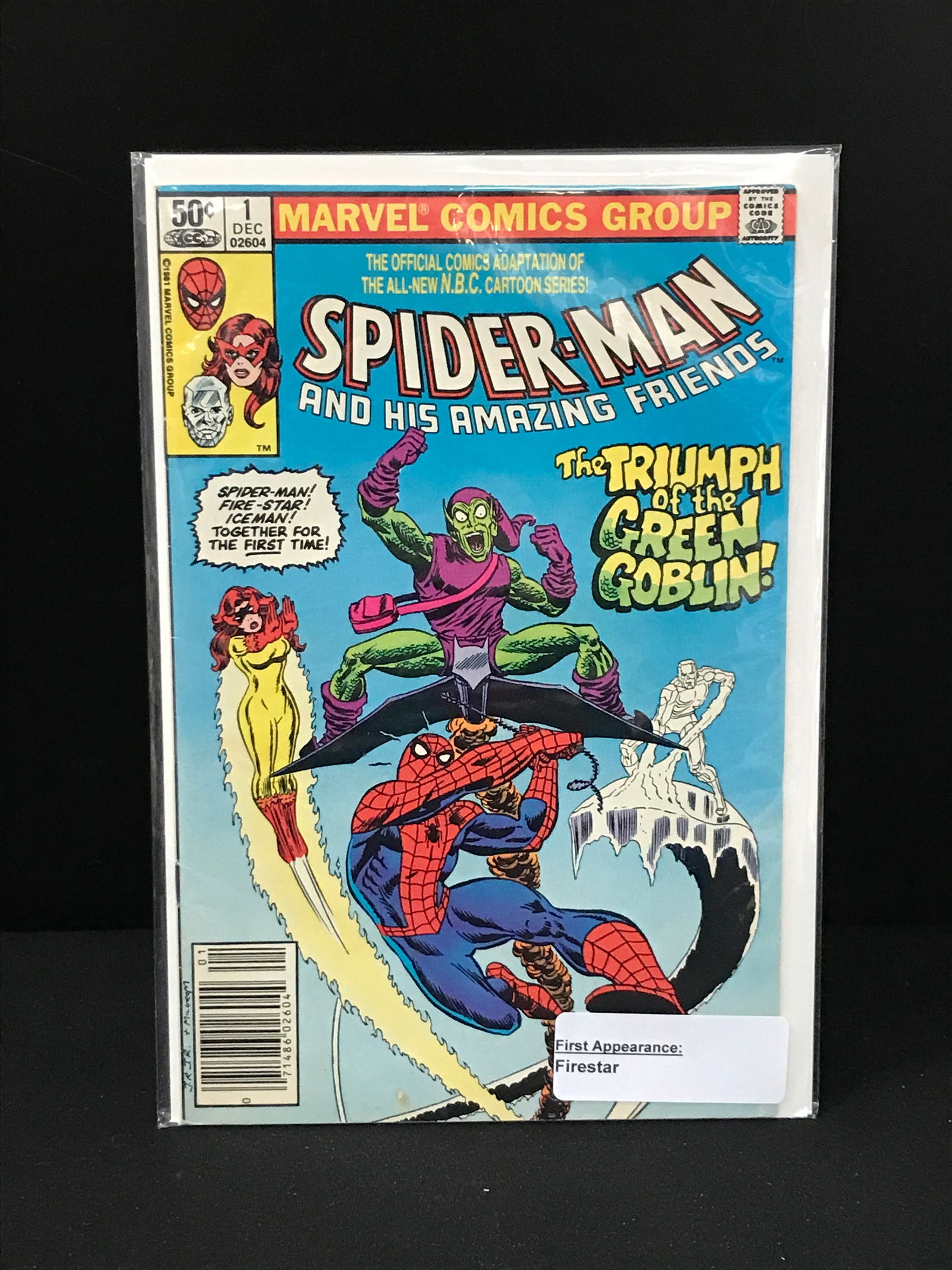 MARVEL COMICS NO.1 SPIDERMAN AND HIS AMAZING FRIENDS (1 of 1)