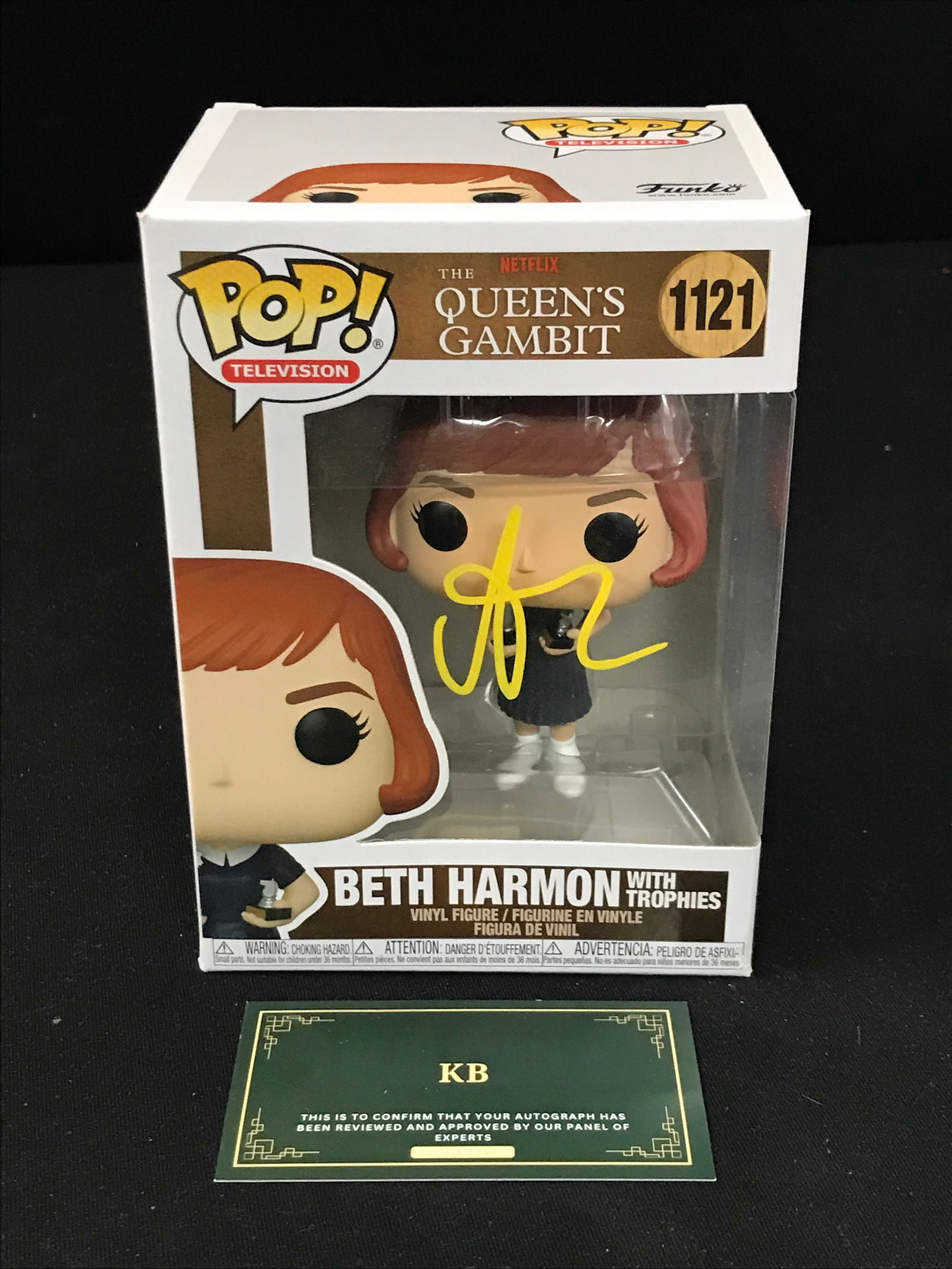 ANYA TAYLOR JOY SIGNED BETH HARMON FUNKO POP (KB COA): Prices are in Canadian dollars