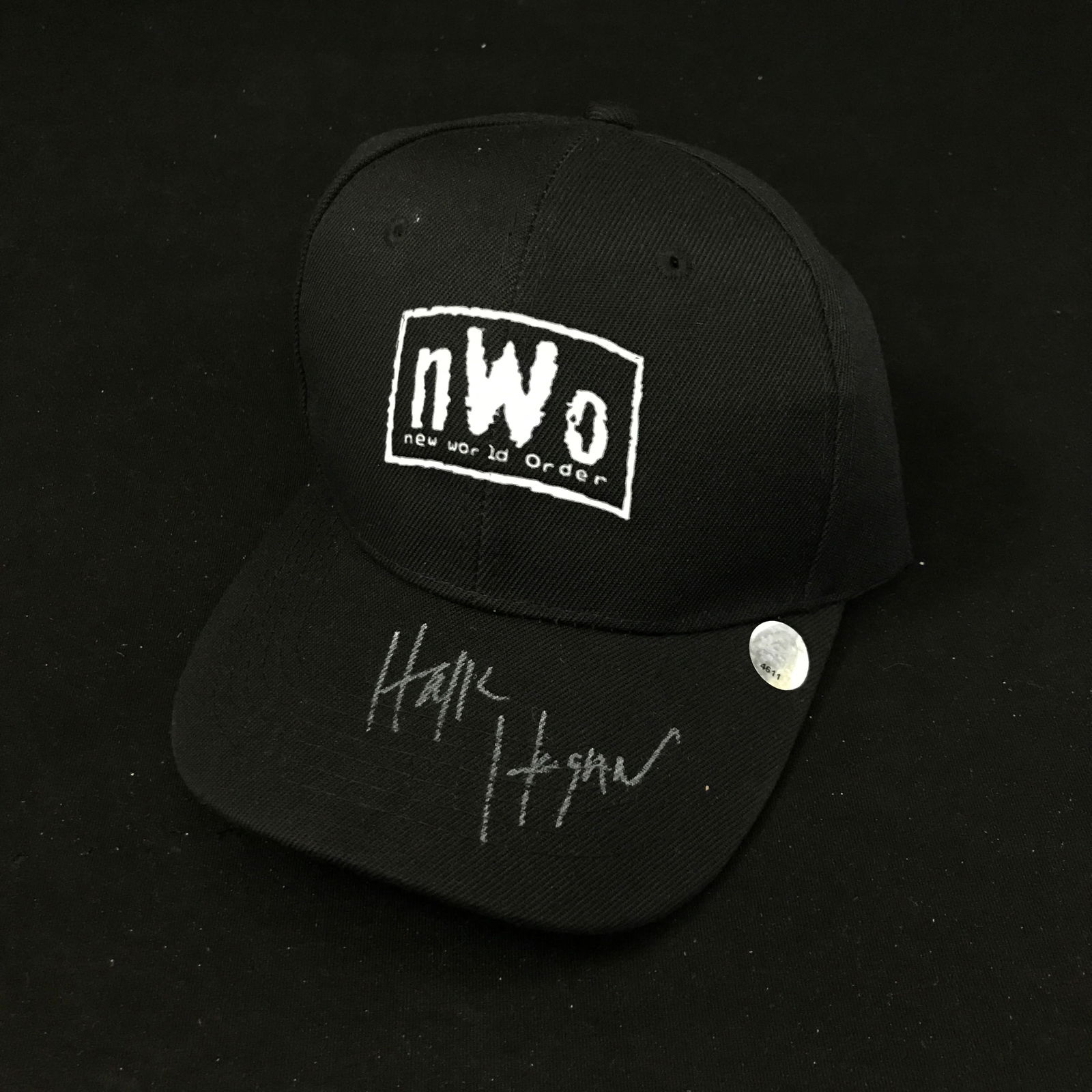 HULK HOGAN SIGNED NWO HAT KB AUTHENTICS COA (1 of 1)