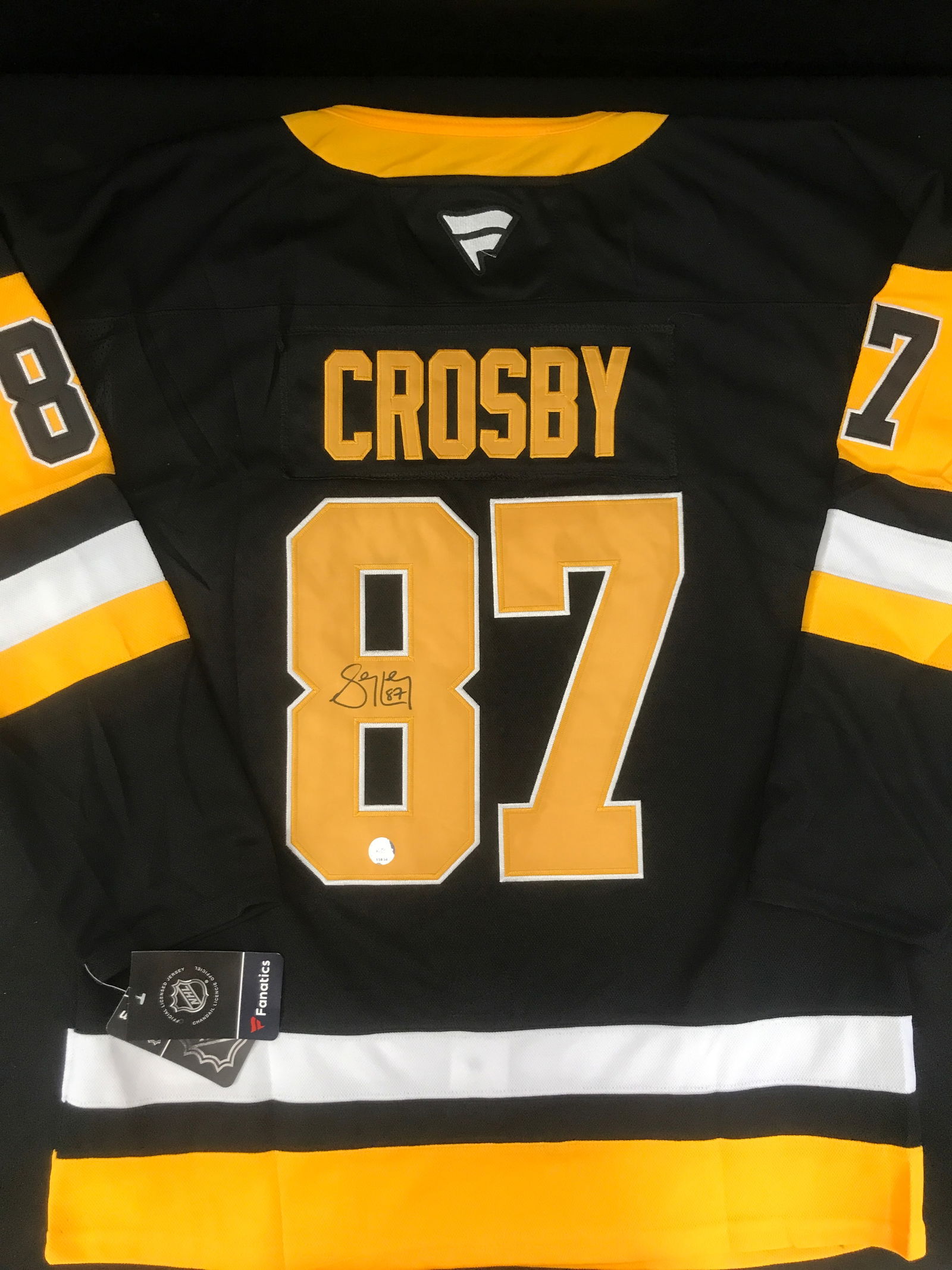SIDNEY CROSBY PITTSBURGH PENGUINS SIGNED HOCKEY JERSEY (KB AUTHENTICS COA) (1 of 3)