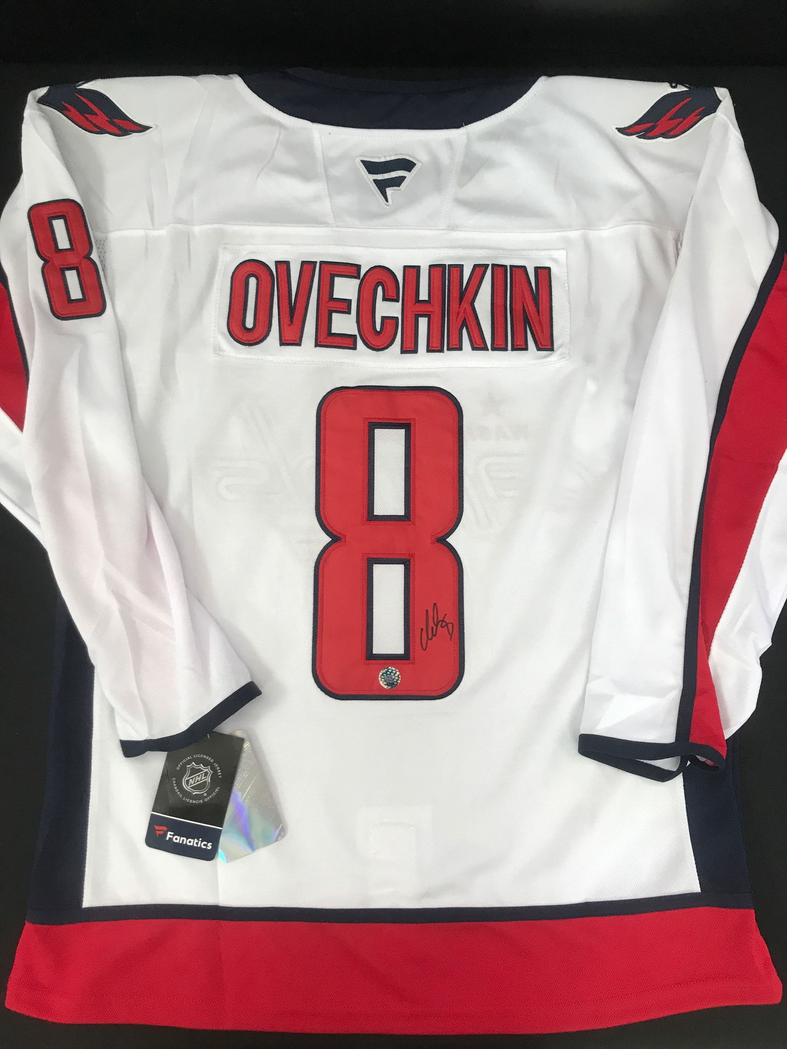ALEXANDER OVECHKIN SIGNED WASHINGTON CAPITALS JERSEY (KB COA) (1 of 3)