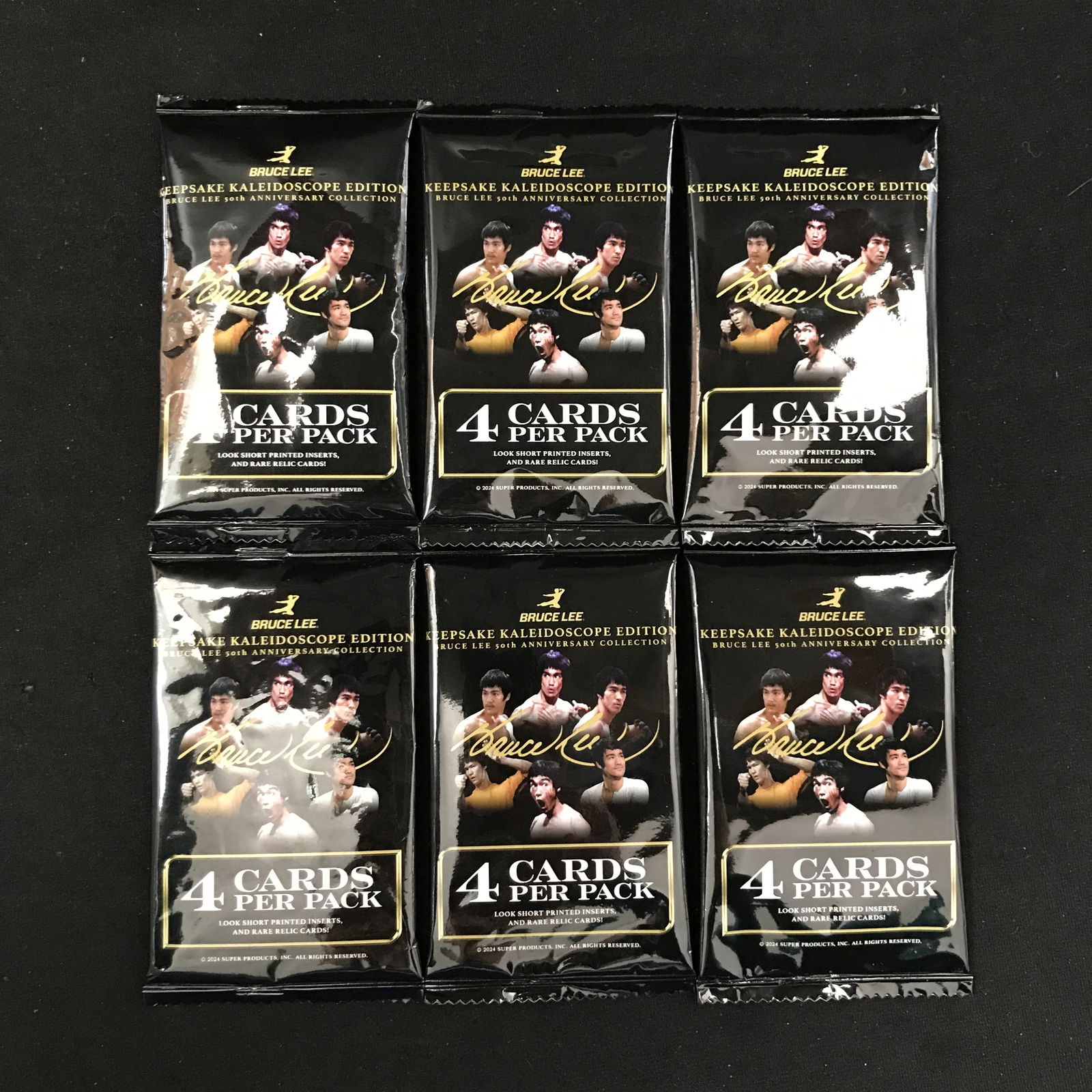 LOT OF 6 SEALED BRUCE LEE KEEPSAKE KALEIDOSCOPE PACKS: Prices are in Canadian dollars