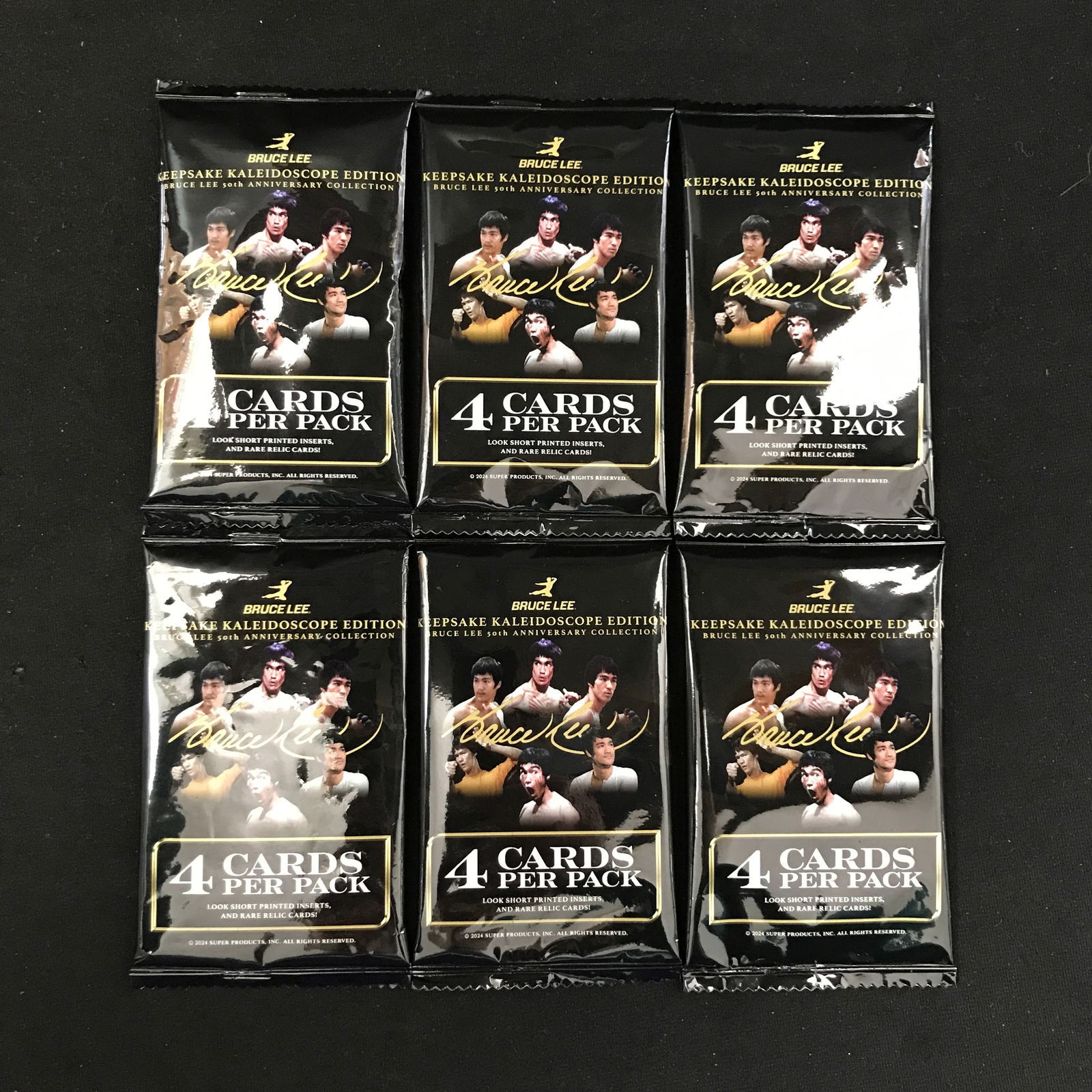 LOT OF 6 SEALED BRUCE LEE KEEPSAKE KALEIDOSCOPE PACKS (1 of 1)