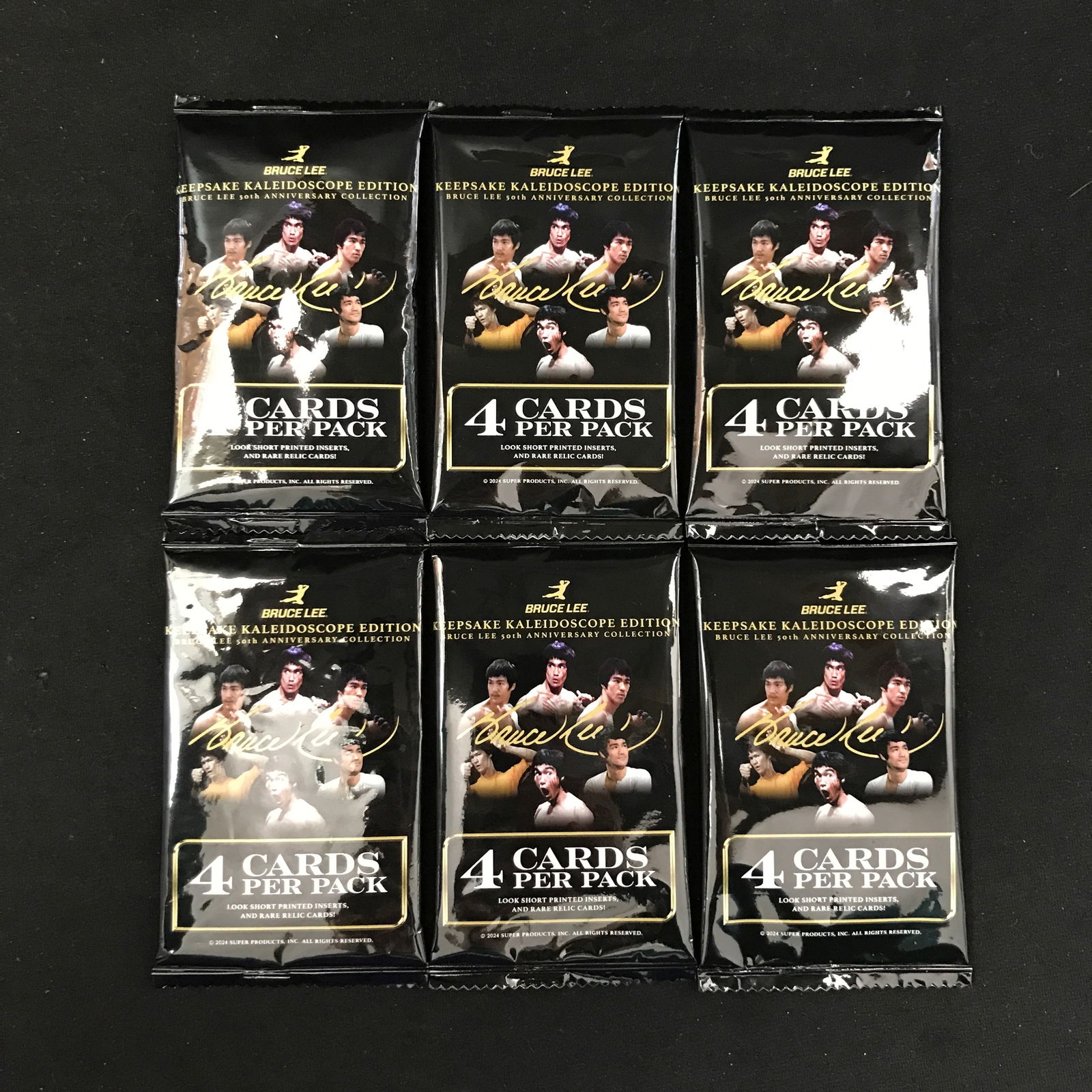 LOT OF 6 SEALED BRUCE LEE KEEPSAKE KALEIDOSCOPE PACKS (1 of 1)