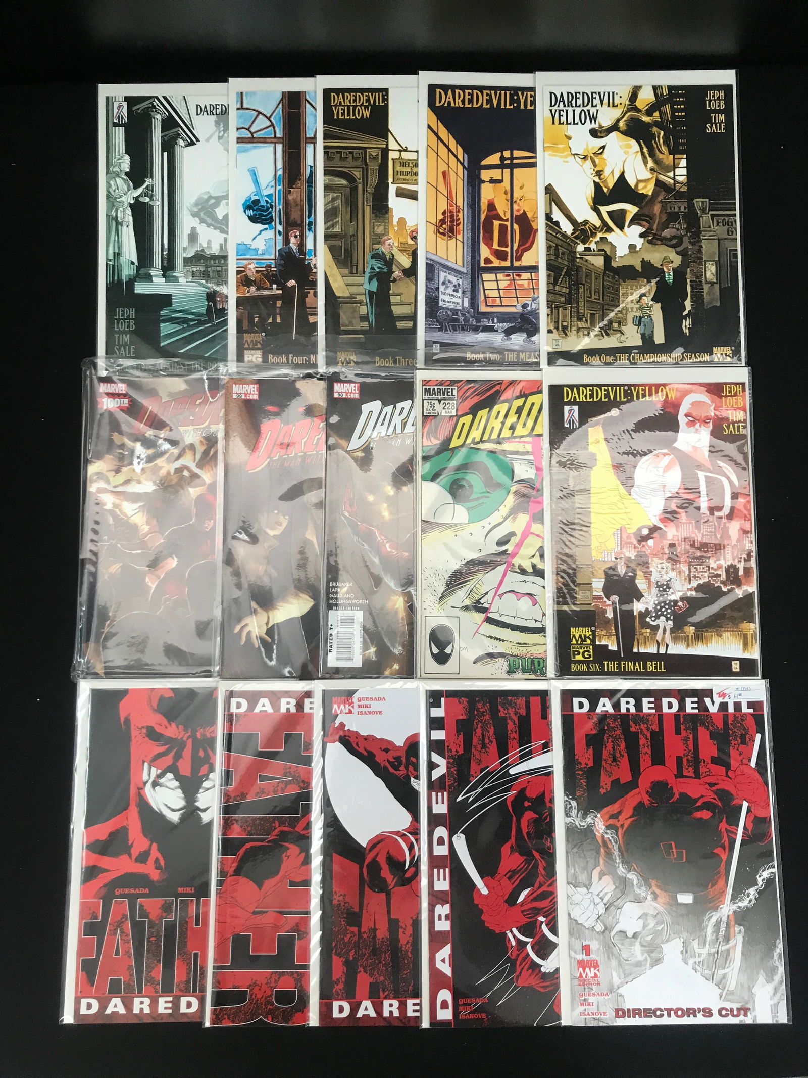 LOT OF 15 DAREDEVIL COMICS (MARVEL COMICS) (1 of 1)