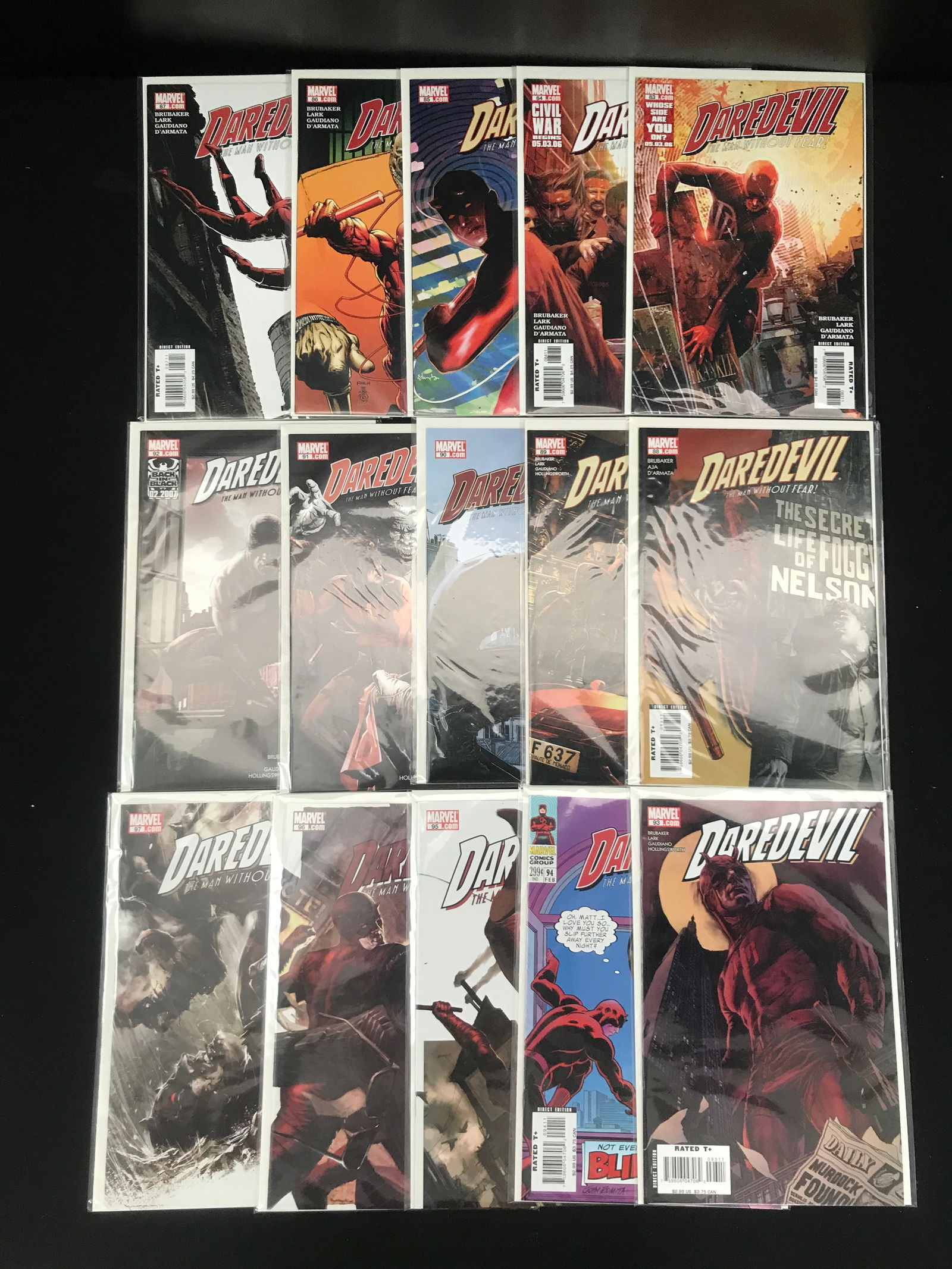LOT OF 15 DAREDEVIL COMICS (MARVEL COMICS) (1 of 1)