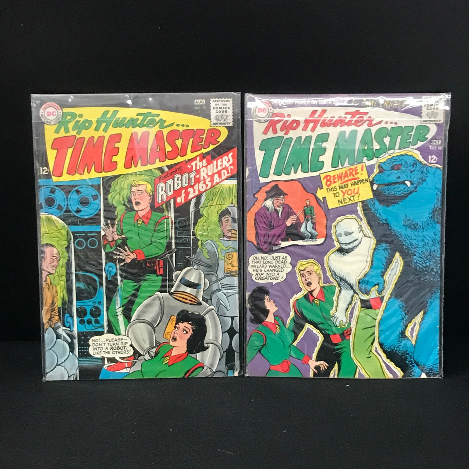 LOT OF 2 TIME MASTER COMICS (DC COMICS) (1 of 1)