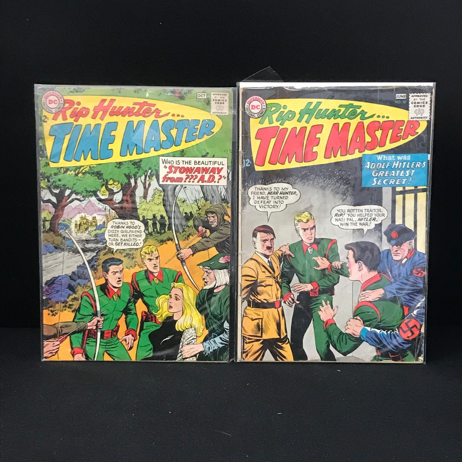 LOT OF 2 TIME MASTER COMICS (DC COMICS) (1 of 1)