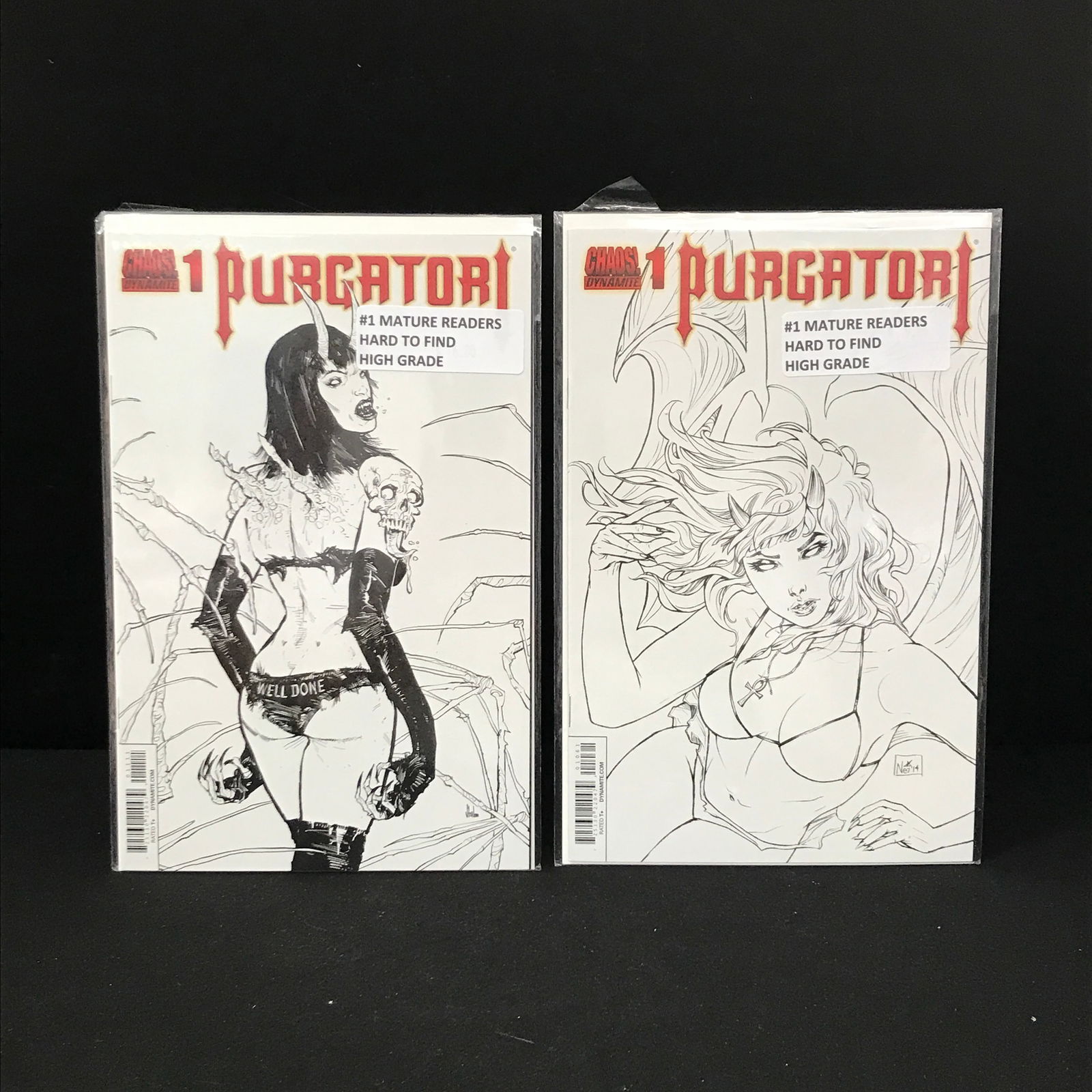 LOT OF 2 PURGATORI COMICS (CHAOS COMICS) (1 of 1)