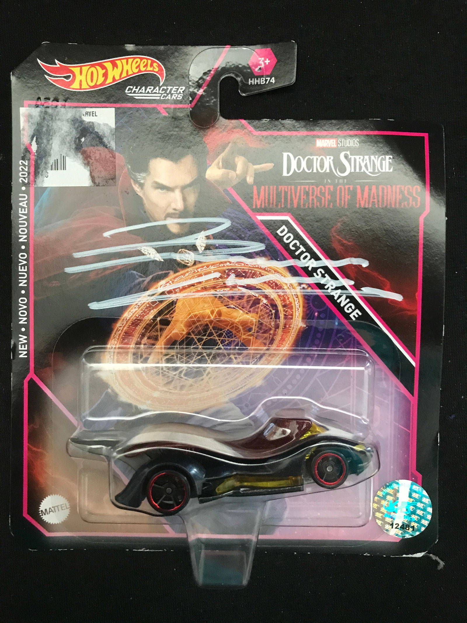 BENEDICT CUMBERBATCH SIGNED HOT WHEELS TOY (KB COA) (1 of 1)