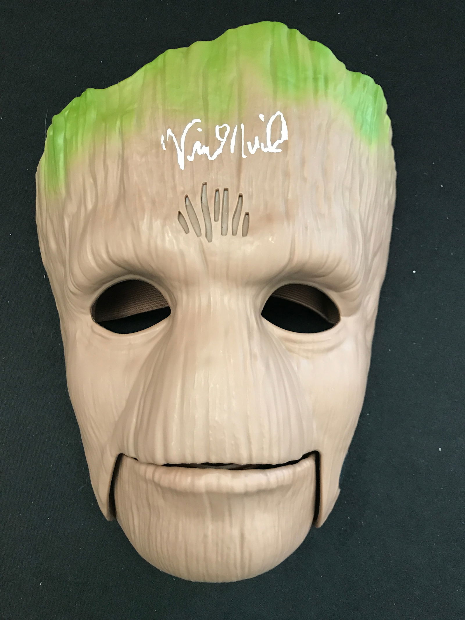 VIN DIESEL SIGNED GROOT MASK - KB COA (1 of 1)