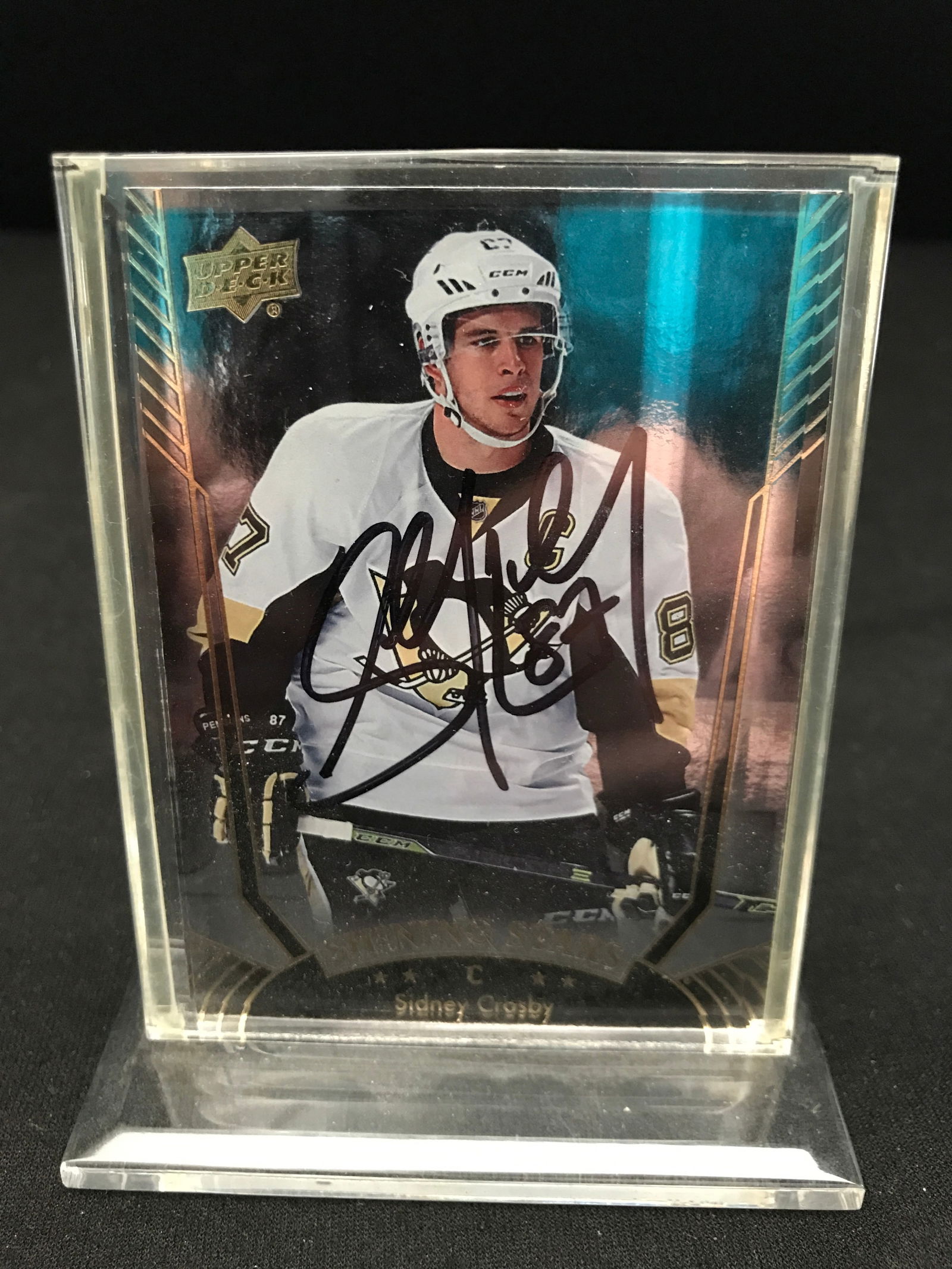 UPPER DECK SIDNEY CROSBY SIGNED TRADING CARD (1 of 1)
