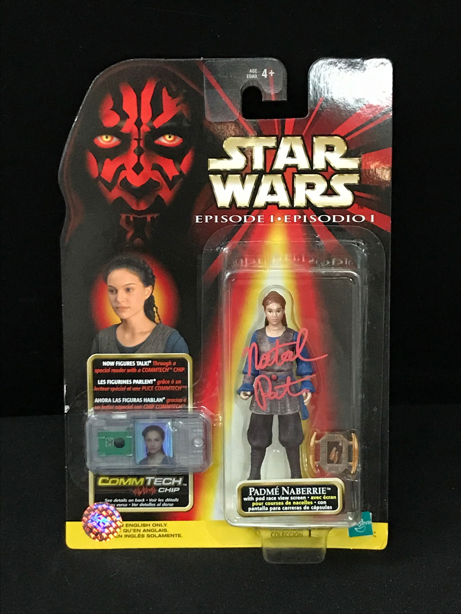 NATALIE PORTMAN SIGNED STAR WARS ACTION FIGURE (KB COA) (1 of 1)