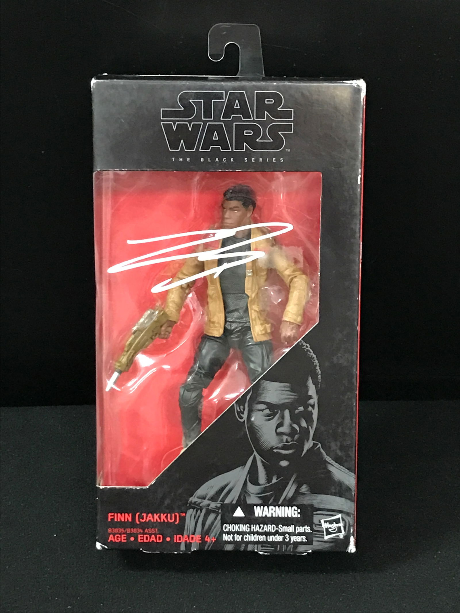 JOHN BOYEGA SIGNED FINN ACTION FIGURE (KB COA) (1 of 1)
