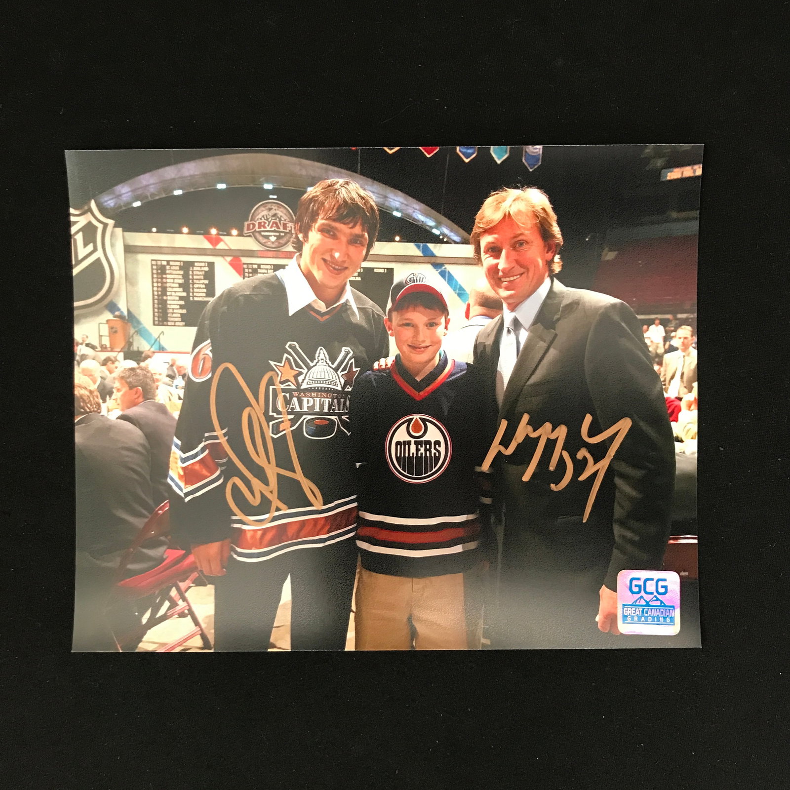 ALEXANDER OVECHKIN AND WAYNE GRETZKY DUAL SIGNED 8X10 PHOTO GCG COA: Prices are in Canadian dollars